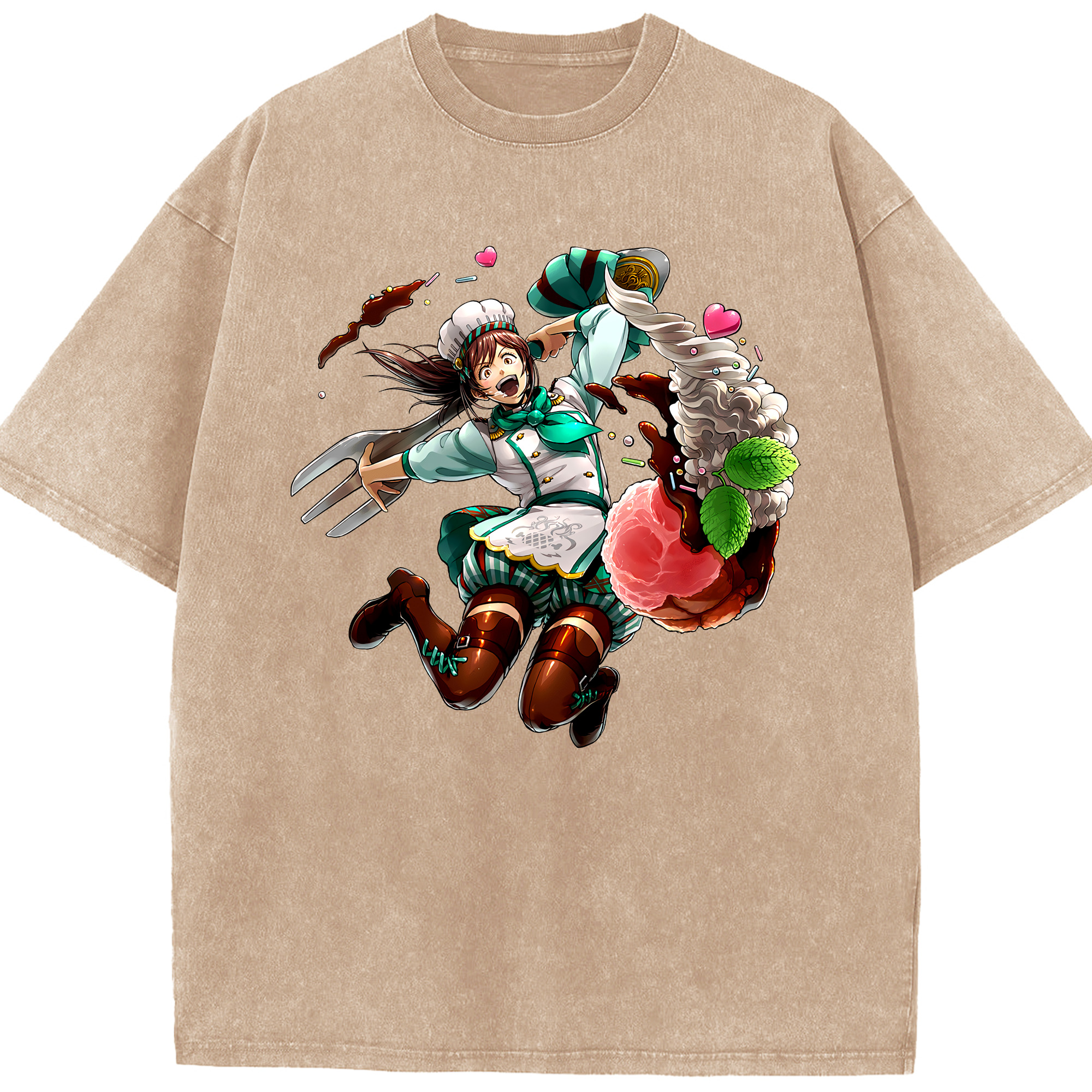 （画像用） 進撃の巨人 サシャ·ブラウス Attack on Titan Sasha Blaus 綿100% ヴィンテージ風 半袖Tシャツ（フロントプリント）