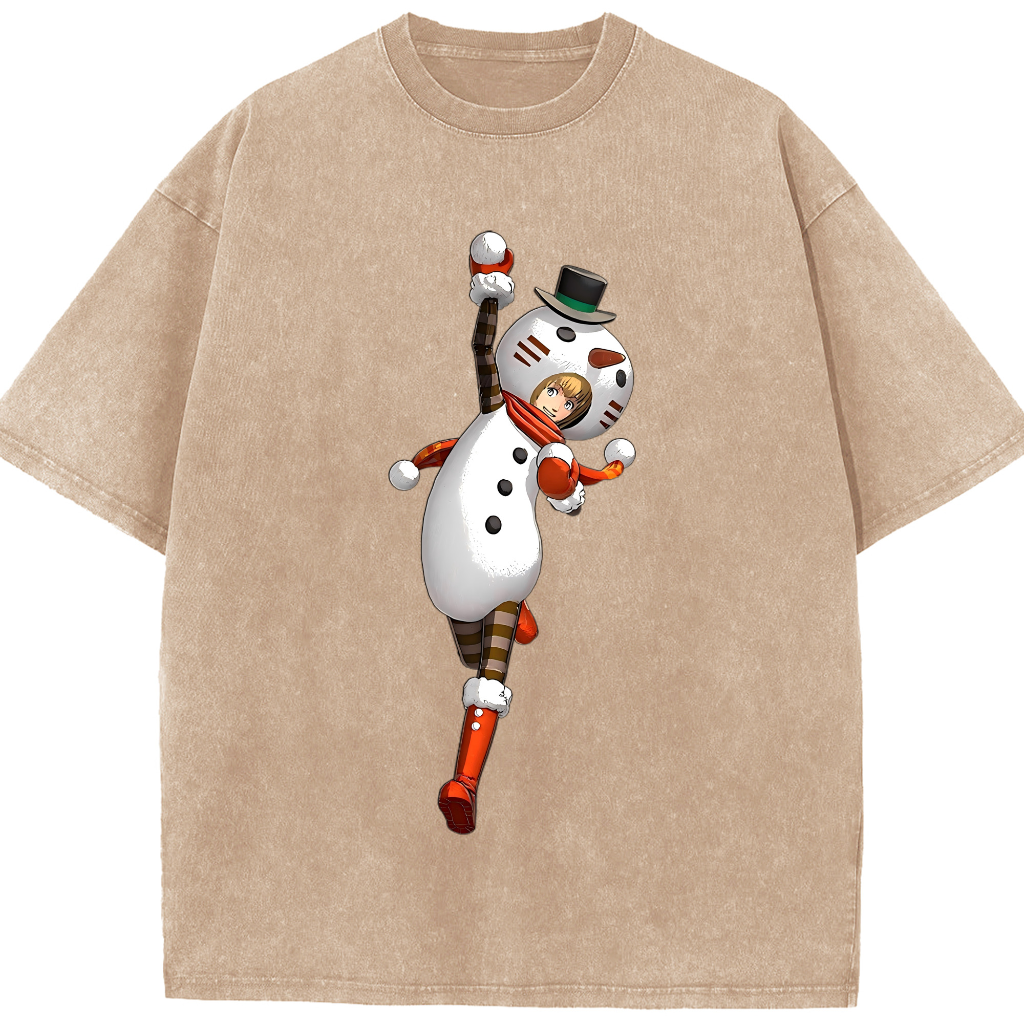 （画像用） 進撃の巨人 アルミン·アルレルト Attack on Titan Armin Arlert 綿100% ヴィンテージ風 半袖Tシャツ（フロントプリント）