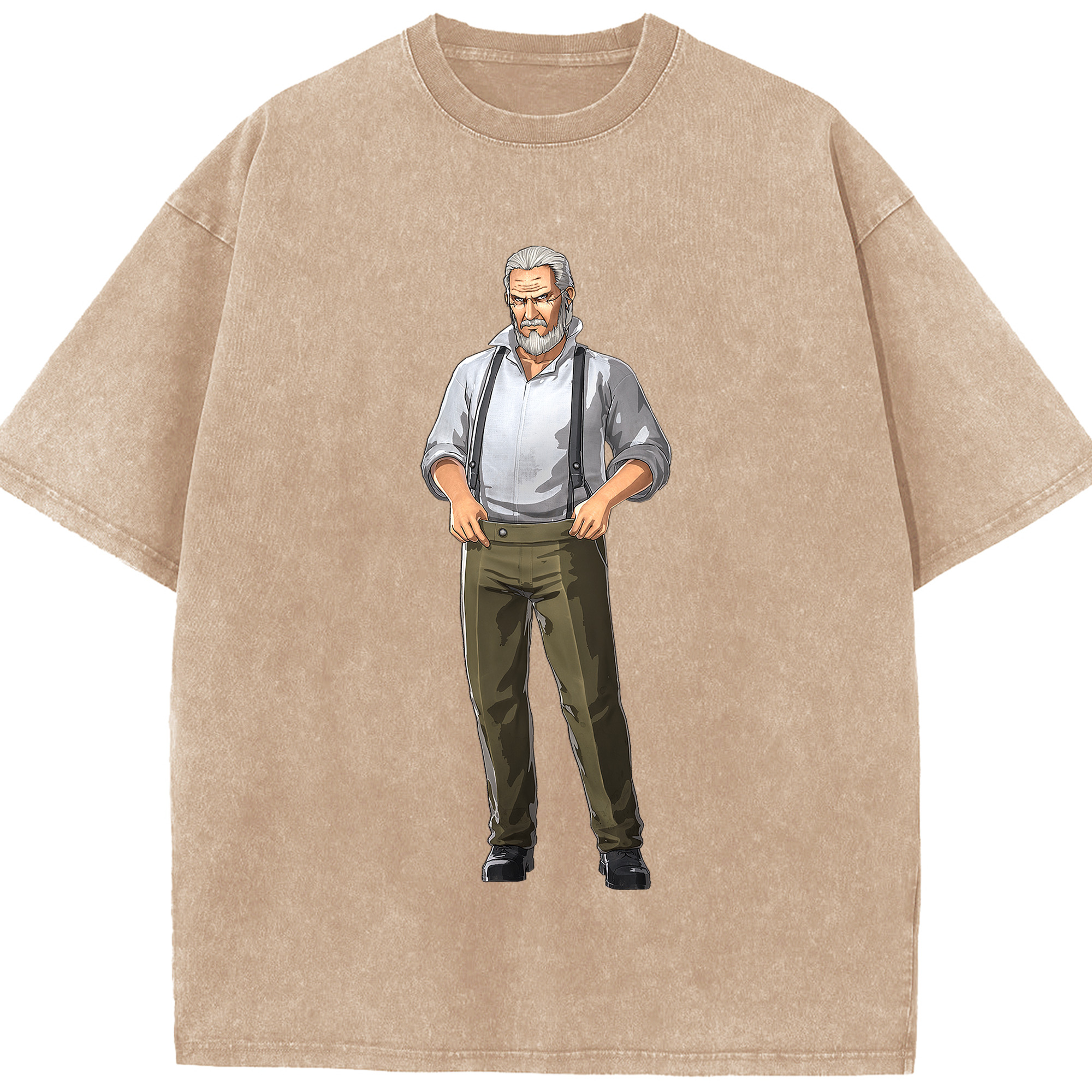 （画像用） 進撃の巨人 Attack on Titan 綿100% ヴィンテージ風 半袖Tシャツ（フロントプリント）