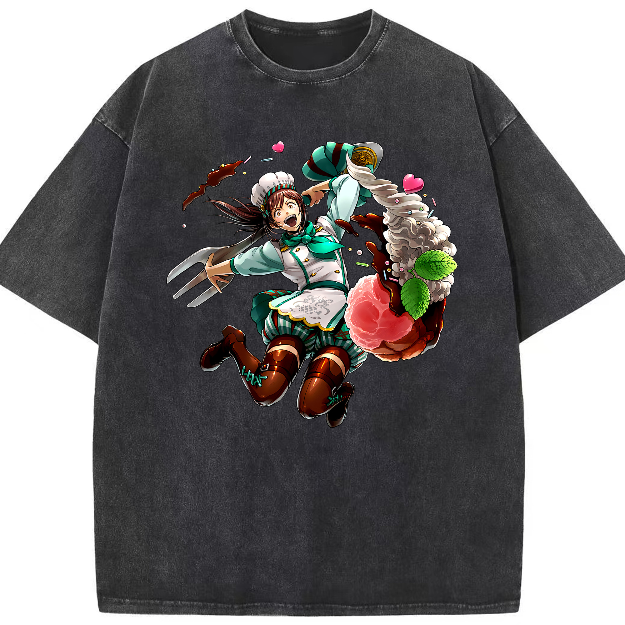（画像用） 進撃の巨人 サシャ·ブラウス Attack on Titan Sasha Blaus 綿100% ヴィンテージ風 半袖Tシャツ（フロントプリント）