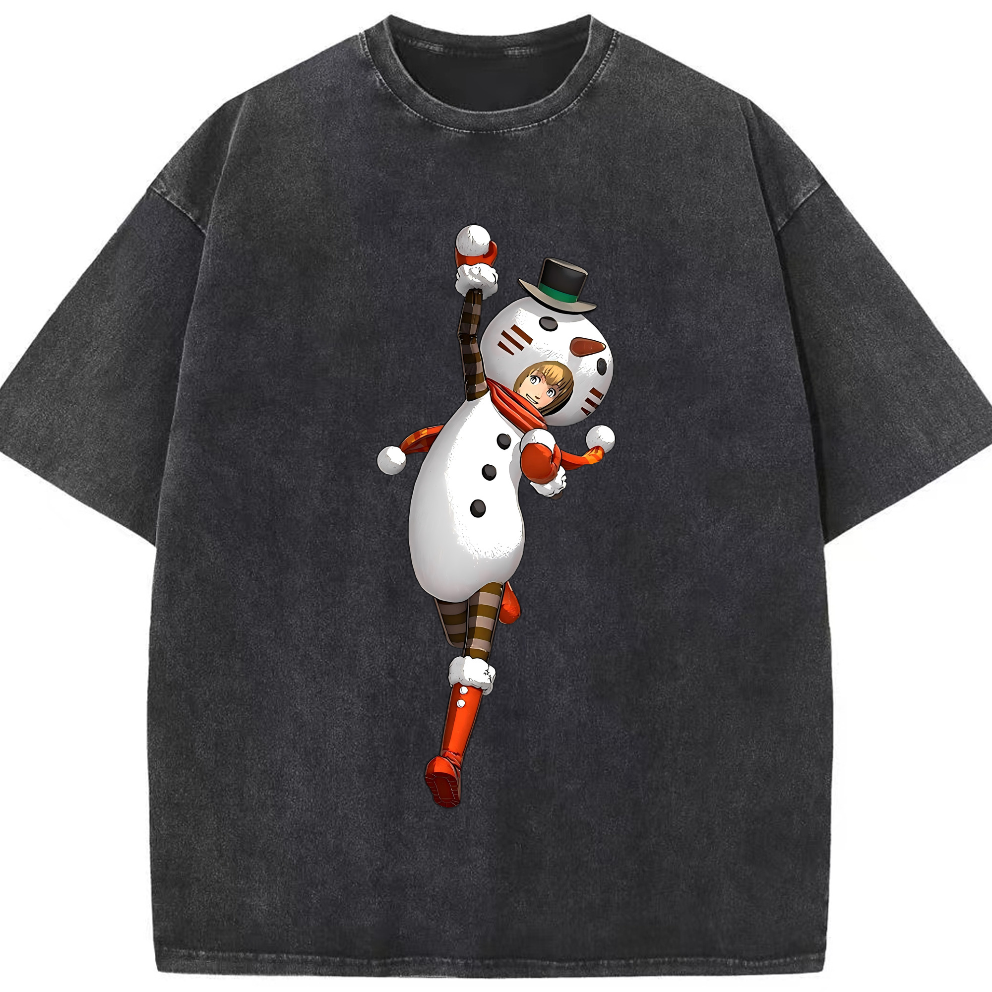（画像用） 進撃の巨人 アルミン·アルレルト Attack on Titan Armin Arlert 綿100% ヴィンテージ風 半袖Tシャツ（フロントプリント）