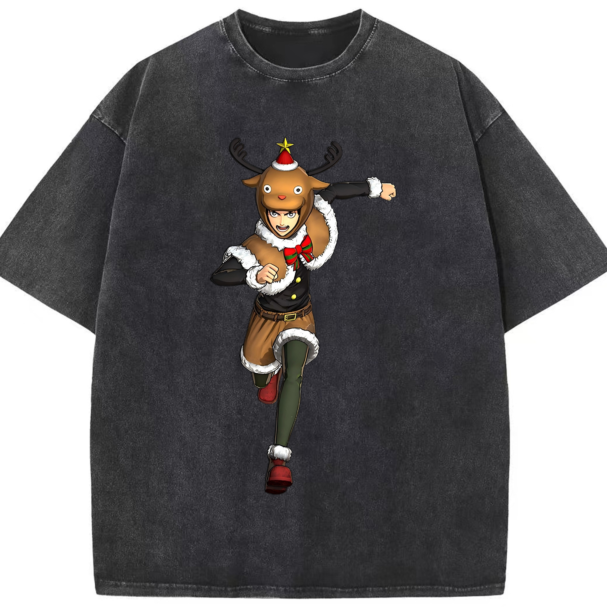 （画像用） 進撃の巨人 エレン･イェーガー Attack on Titan Eren Jäger 綿100% ヴィンテージ風 半袖Tシャツ（フロントプリント）