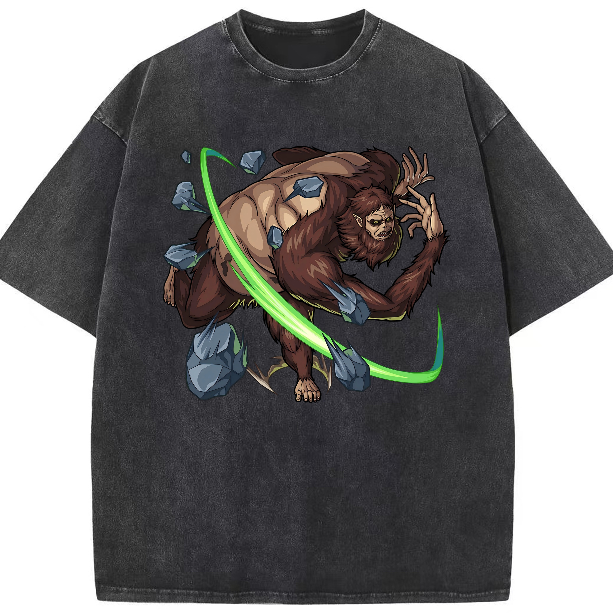（画像用） 進撃の巨人 Attack on Titan 綿100% ヴィンテージ風 半袖Tシャツ（フロントプリント）
