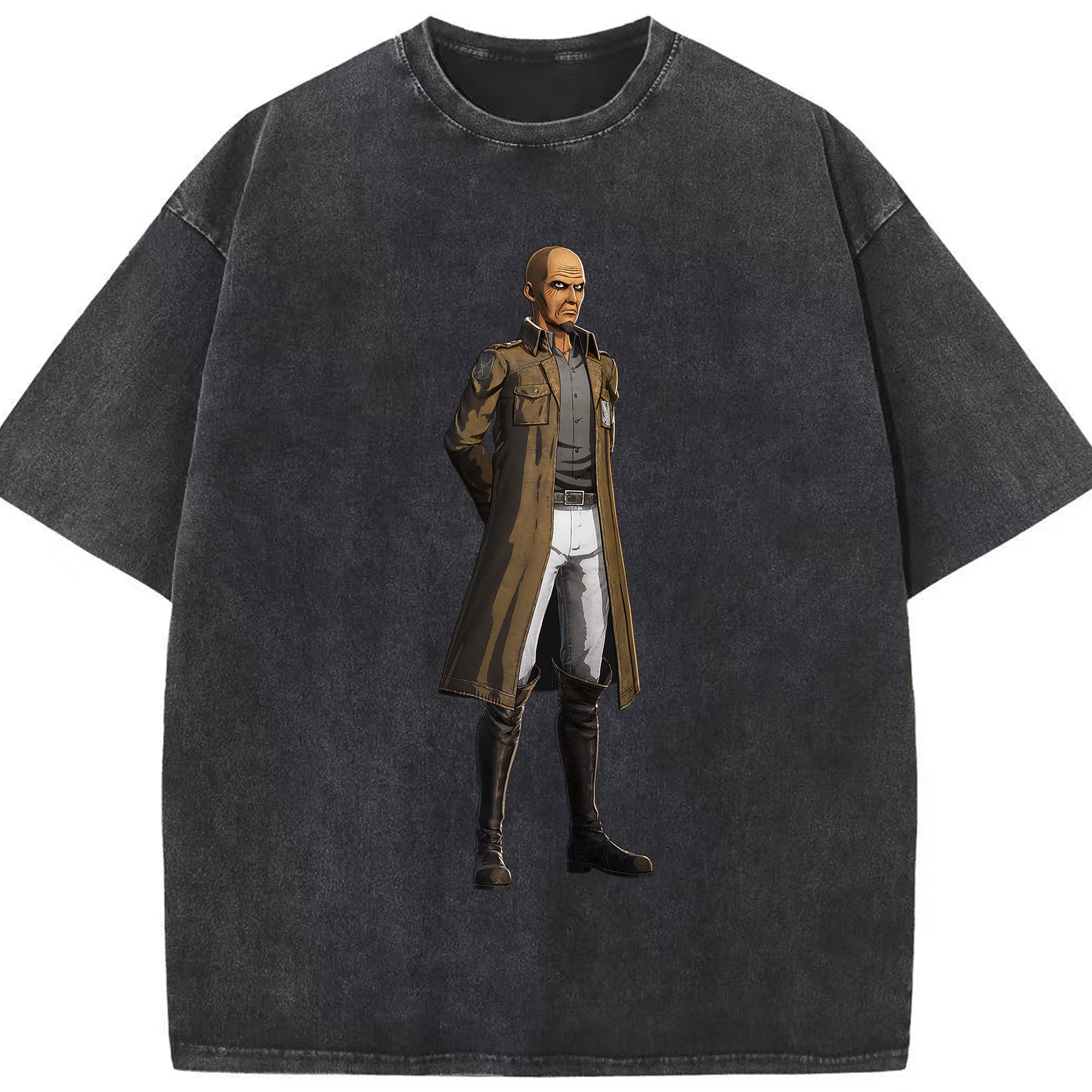 （画像用） 進撃の巨人 Attack on Titan 綿100% ヴィンテージ風 半袖Tシャツ（フロントプリント）