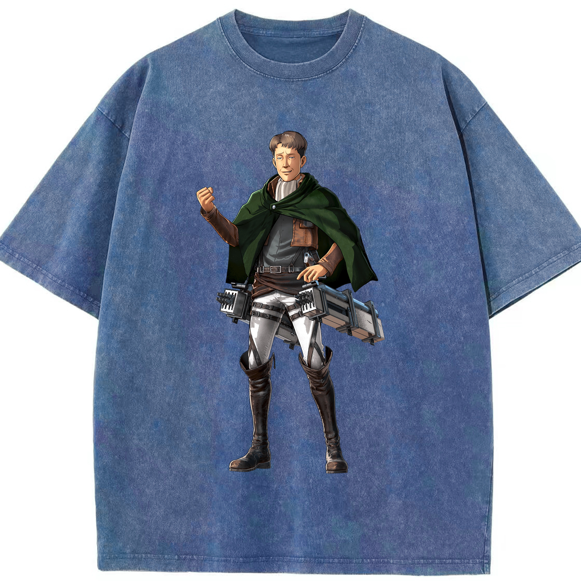 （画像用） 進撃の巨人 Attack on Titan 綿100% ヴィンテージ風 半袖Tシャツ（フロントプリント）