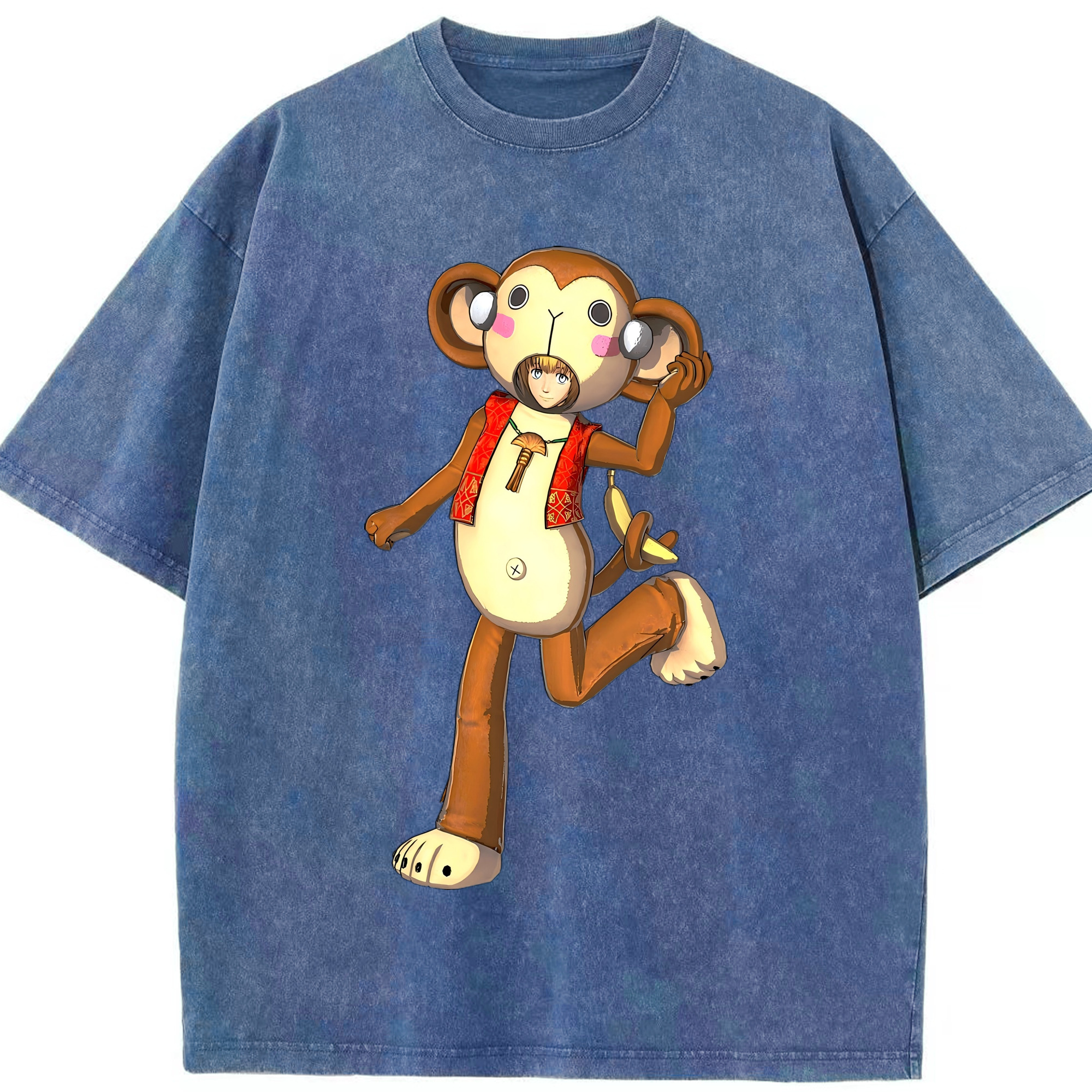 （画像用） 進撃の巨人 アルミン·アルレルト Attack on Titan Armin Arlert 綿100% ヴィンテージ風 半袖Tシャツ（フロントプリント）