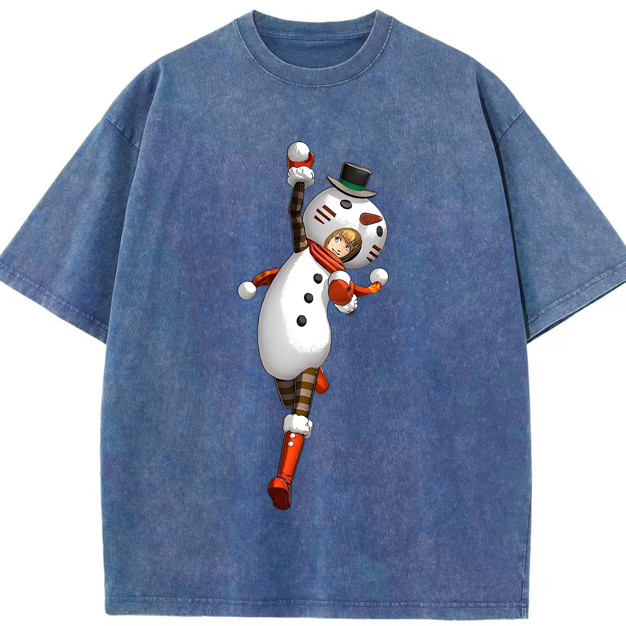 （画像用） 進撃の巨人 アルミン·アルレルト Attack on Titan Armin Arlert 綿100% ヴィンテージ風 半袖Tシャツ（フロントプリント）