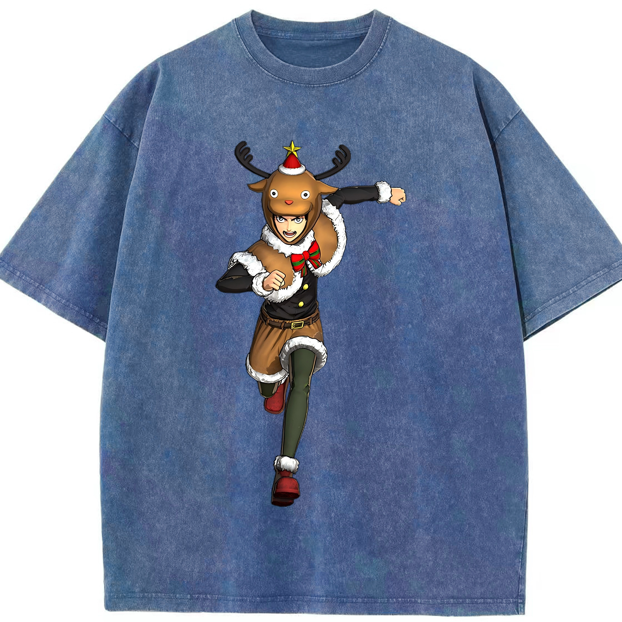 （画像用） 進撃の巨人 エレン･イェーガー Attack on Titan Eren Jäger 綿100% ヴィンテージ風 半袖Tシャツ（フロントプリント）