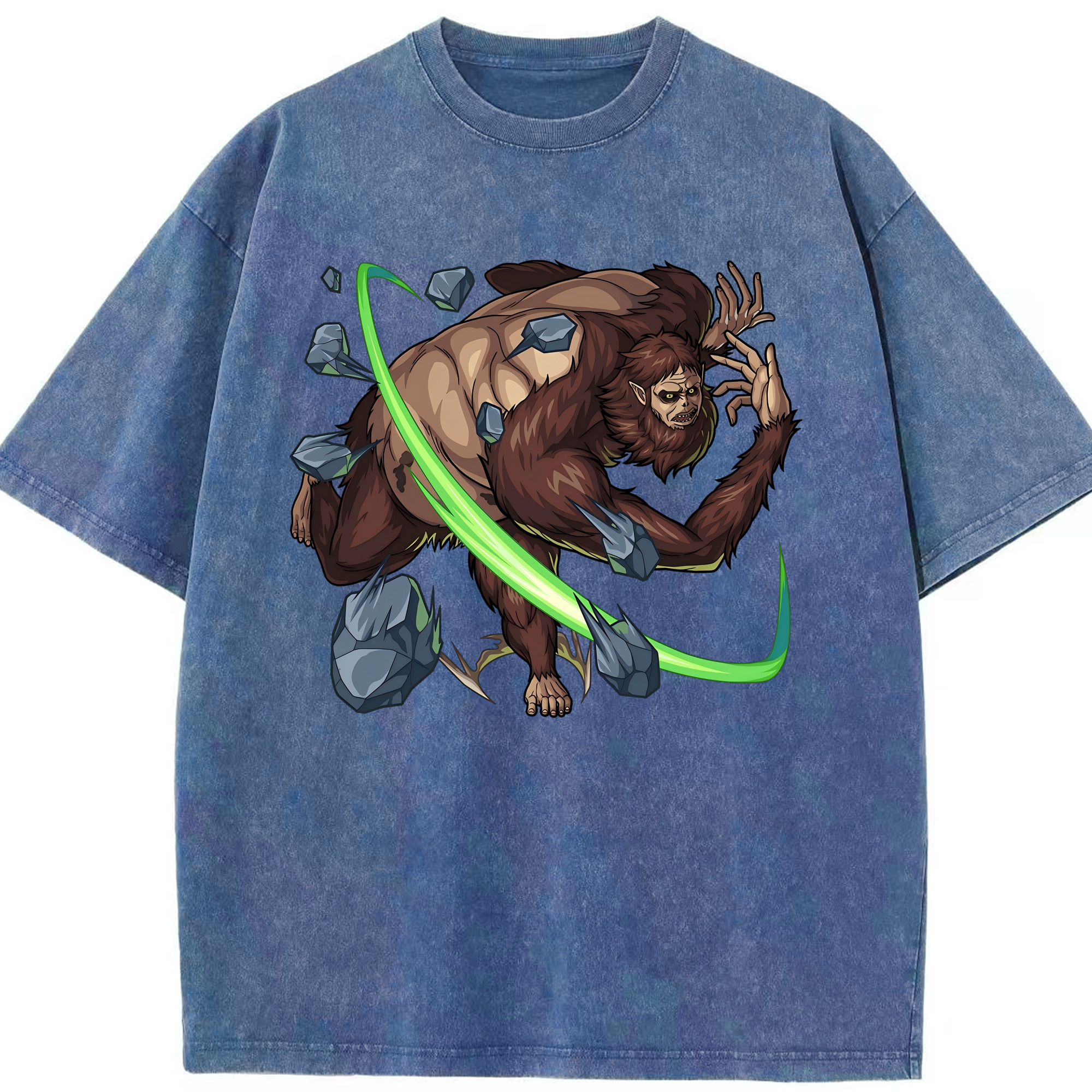 （画像用） 進撃の巨人 Attack on Titan 綿100% ヴィンテージ風 半袖Tシャツ（フロントプリント）