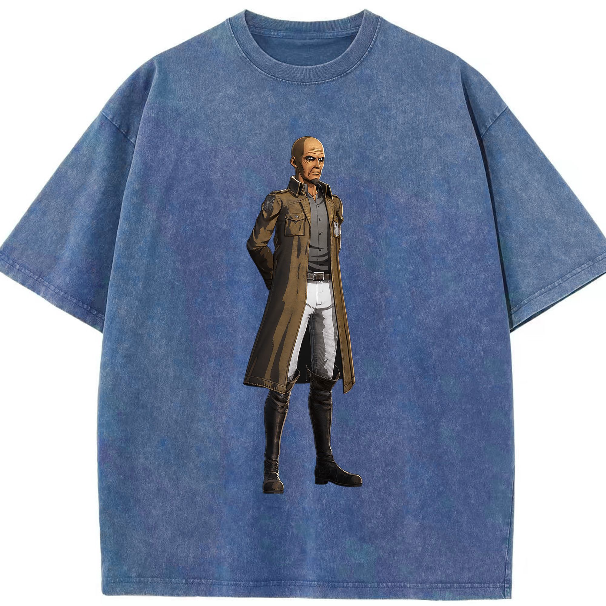 （画像用） 進撃の巨人 Attack on Titan 綿100% ヴィンテージ風 半袖Tシャツ（フロントプリント）