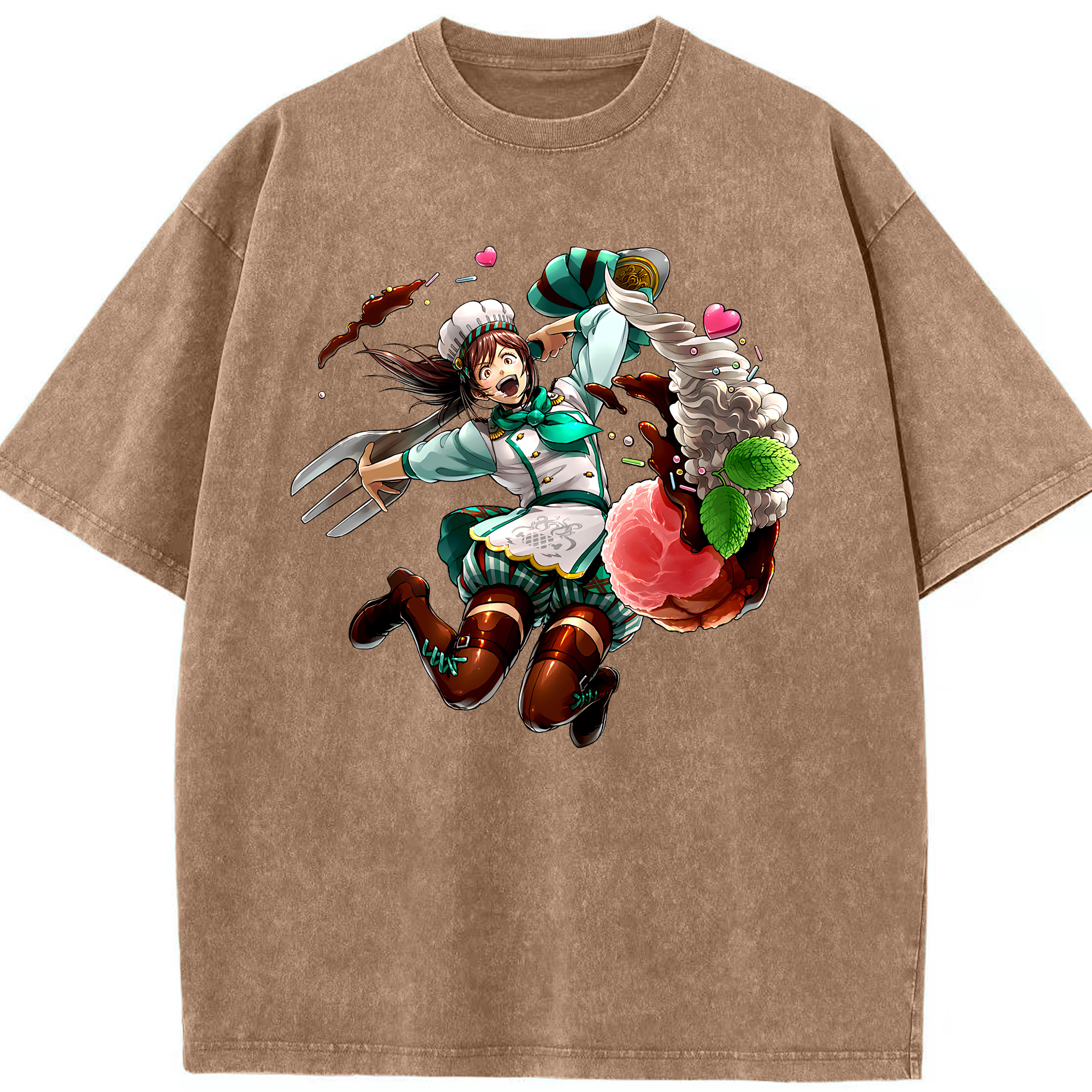 （画像用） 進撃の巨人 サシャ·ブラウス Attack on Titan Sasha Blaus 綿100% ヴィンテージ風 半袖Tシャツ（フロントプリント）