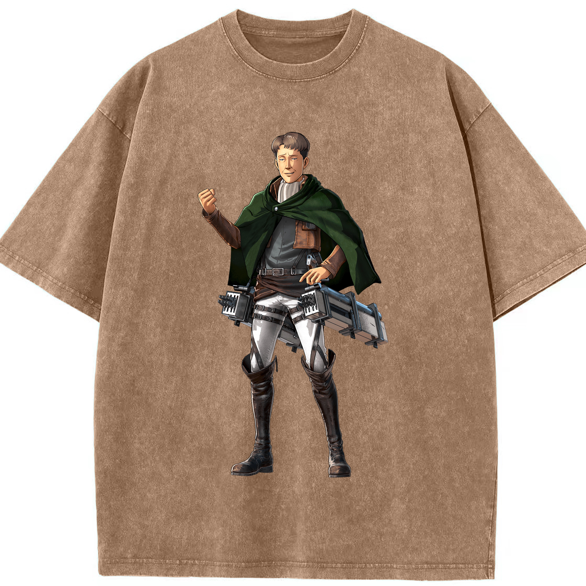 （画像用） 進撃の巨人 Attack on Titan 綿100% ヴィンテージ風 半袖Tシャツ（フロントプリント）