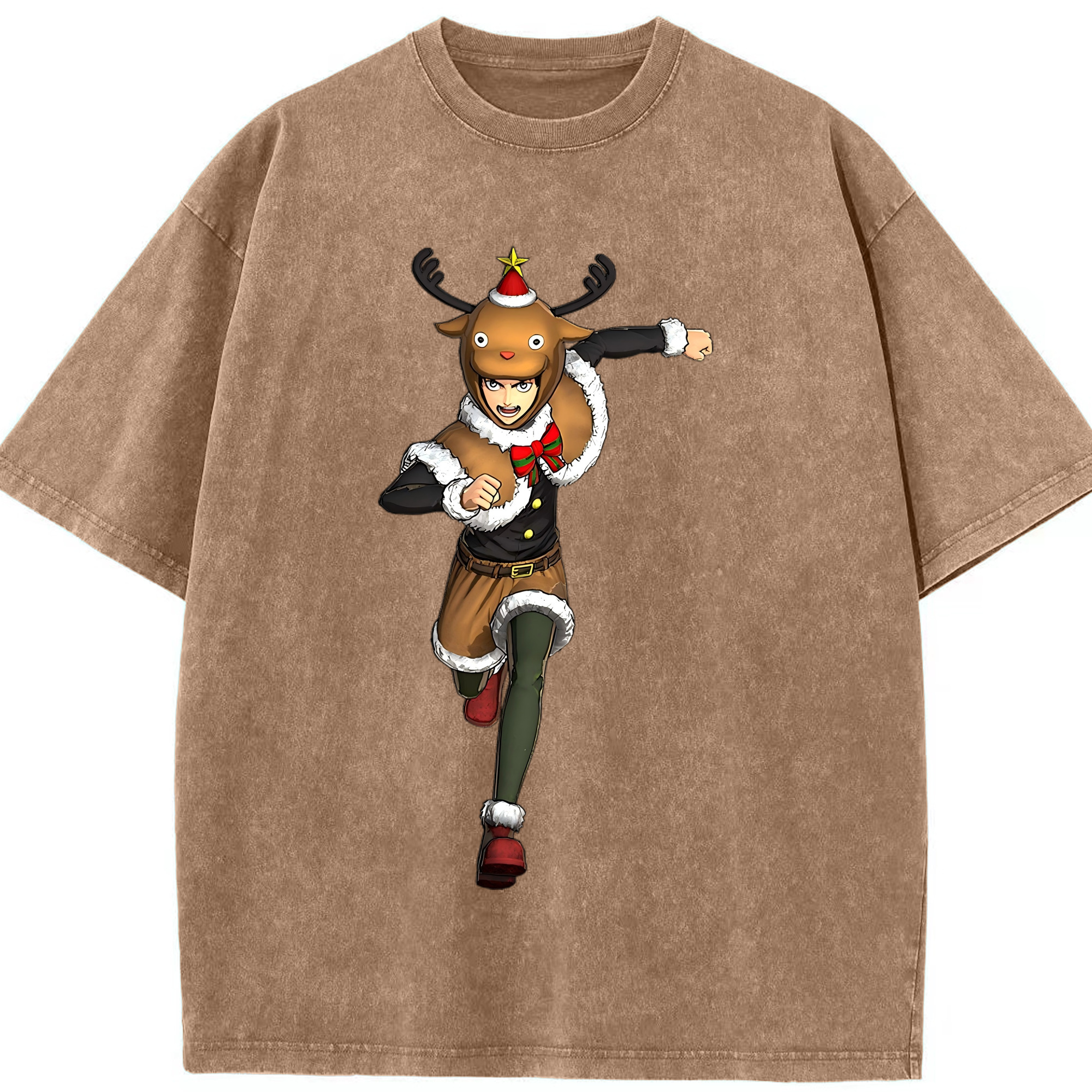 （画像用） 進撃の巨人 エレン･イェーガー Attack on Titan Eren Jäger 綿100% ヴィンテージ風 半袖Tシャツ（フロントプリント）