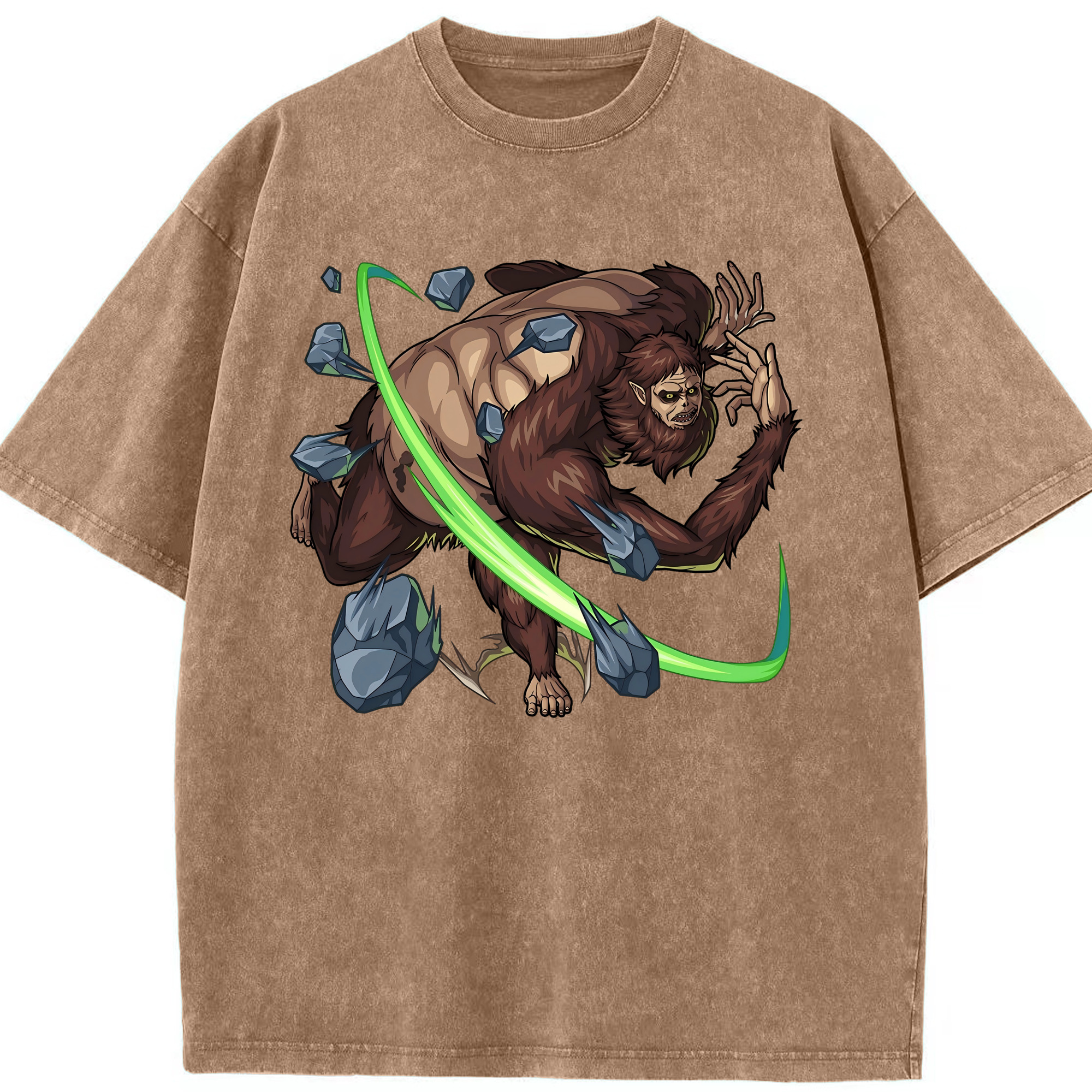 （画像用） 進撃の巨人 Attack on Titan 綿100% ヴィンテージ風 半袖Tシャツ（フロントプリント）