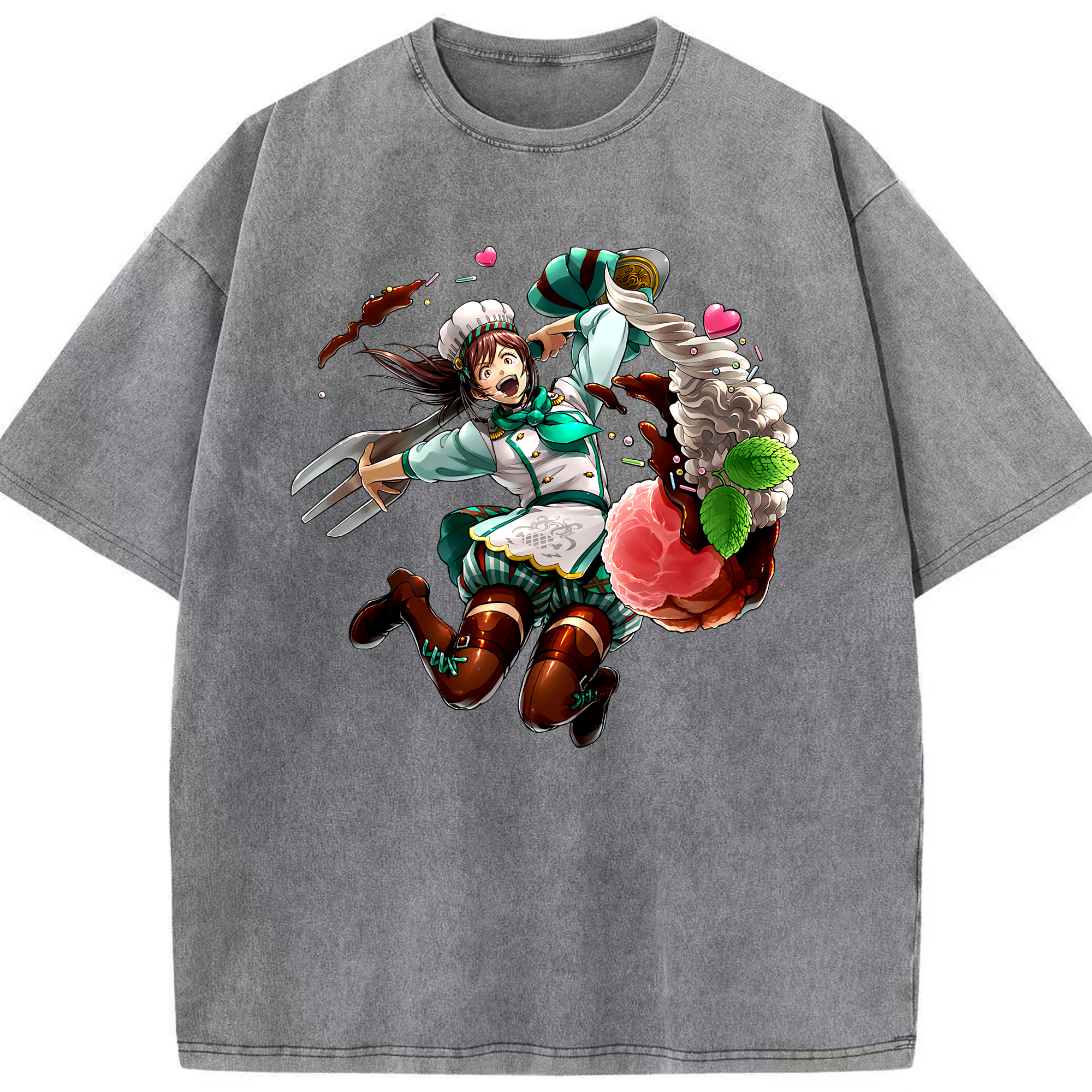 （画像用） 進撃の巨人 サシャ·ブラウス Attack on Titan Sasha Blaus 綿100% ヴィンテージ風 半袖Tシャツ（フロントプリント）