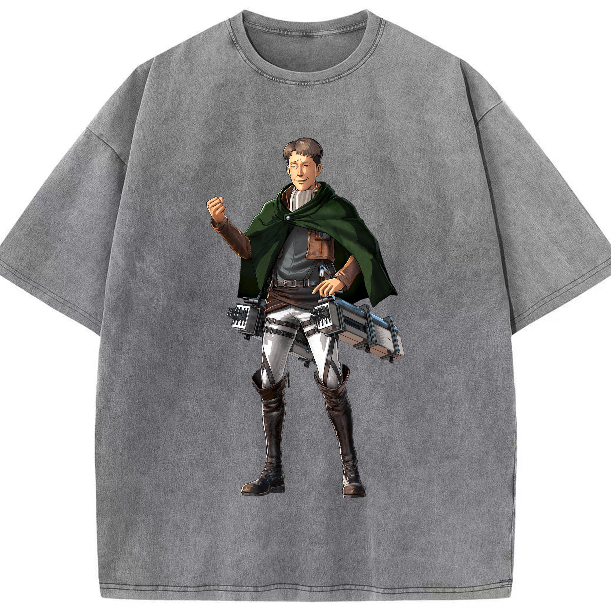 （画像用） 進撃の巨人 Attack on Titan 綿100% ヴィンテージ風 半袖Tシャツ（フロントプリント）