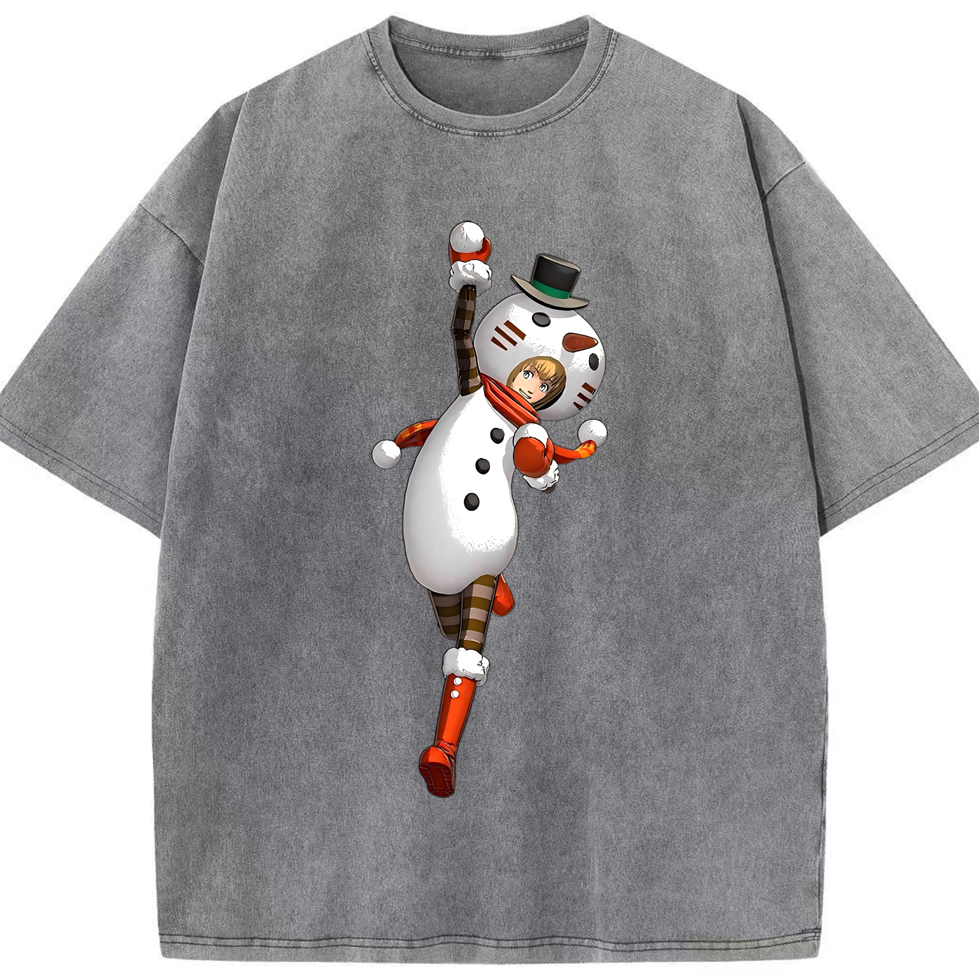 （画像用） 進撃の巨人 アルミン·アルレルト Attack on Titan Armin Arlert 綿100% ヴィンテージ風 半袖Tシャツ（フロントプリント）