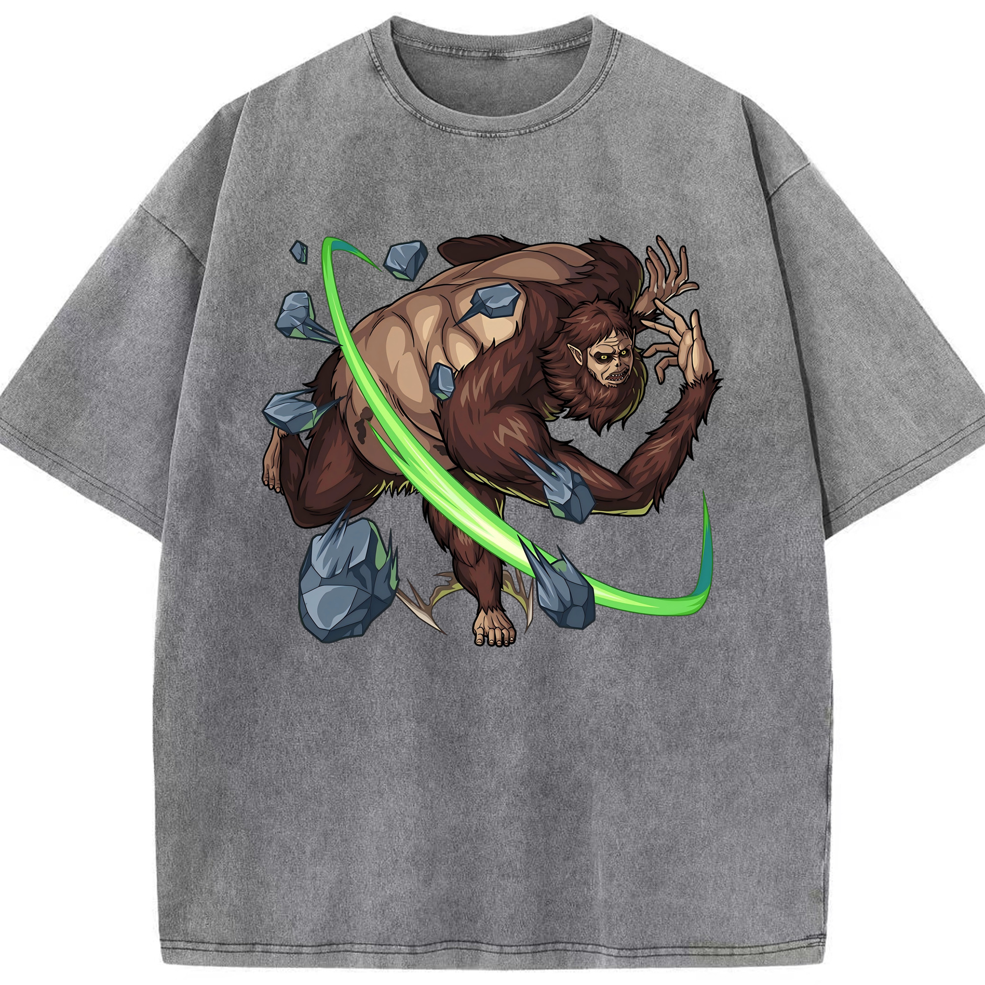 （画像用） 進撃の巨人 Attack on Titan 綿100% ヴィンテージ風 半袖Tシャツ（フロントプリント）