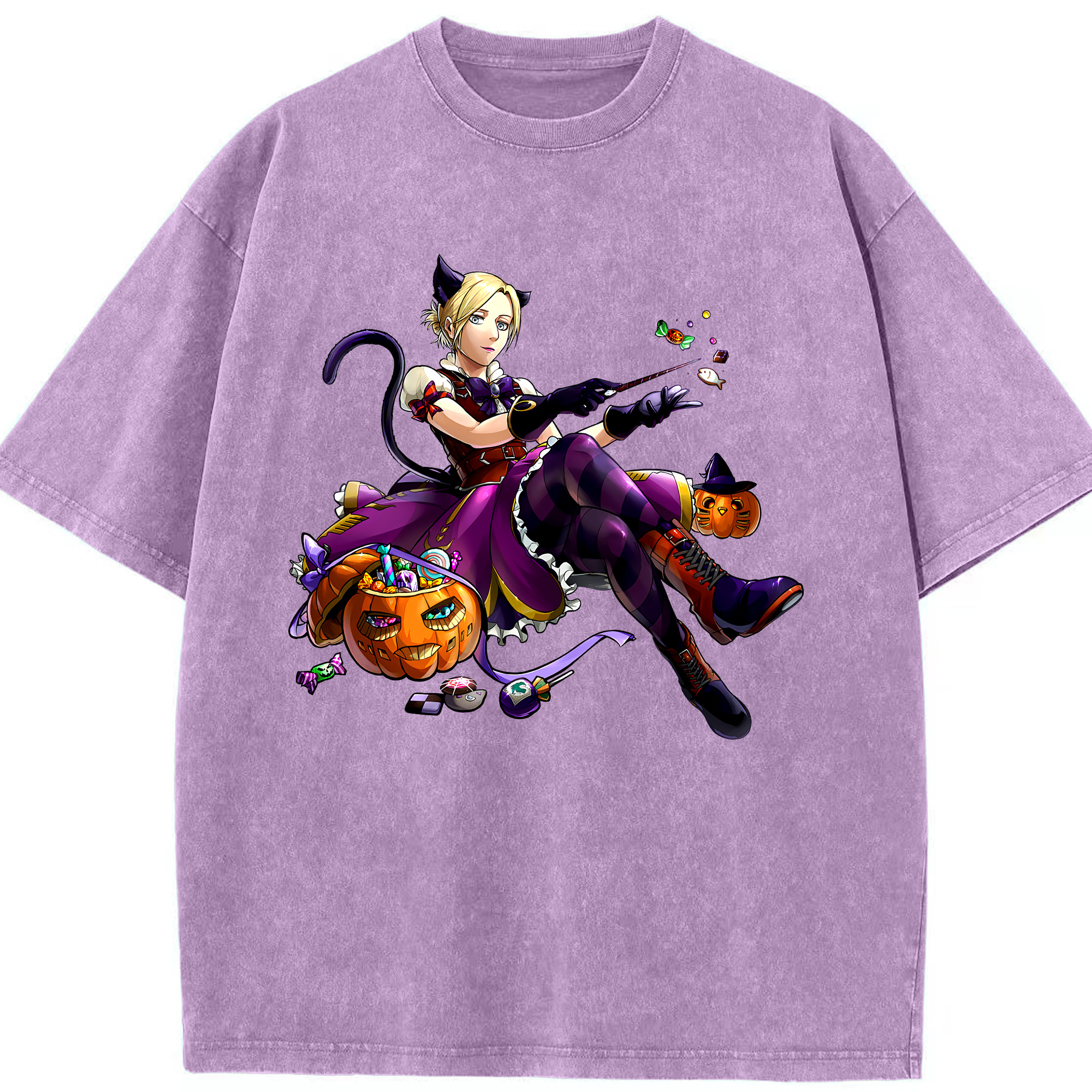 （画像用） 進撃の巨人 アニ・レオンハート Attack on Titan Annie Leonhart 綿100% ヴィンテージ風 半袖Tシャツ（フロントプリント）
