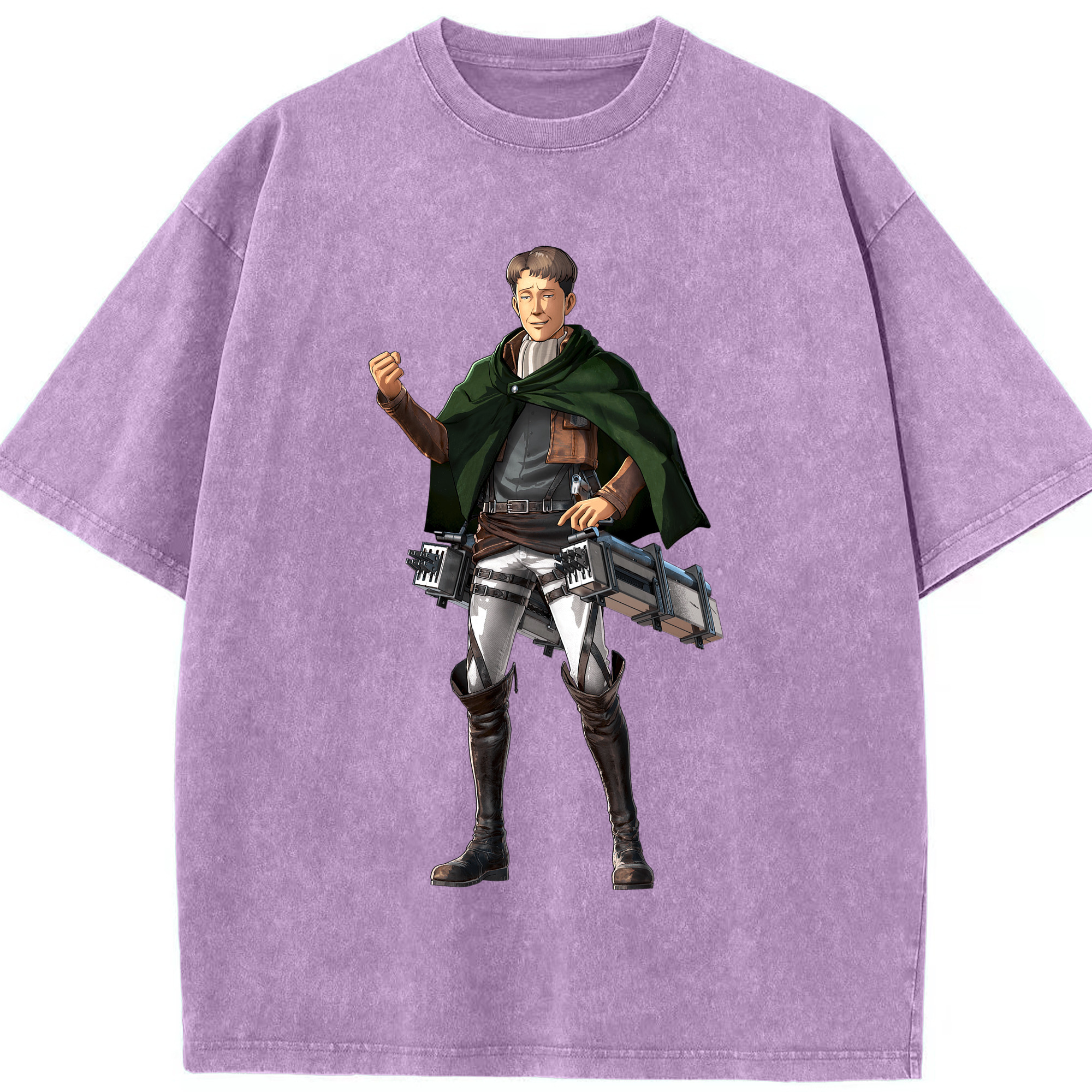 （画像用） 進撃の巨人 Attack on Titan 綿100% ヴィンテージ風 半袖Tシャツ（フロントプリント）