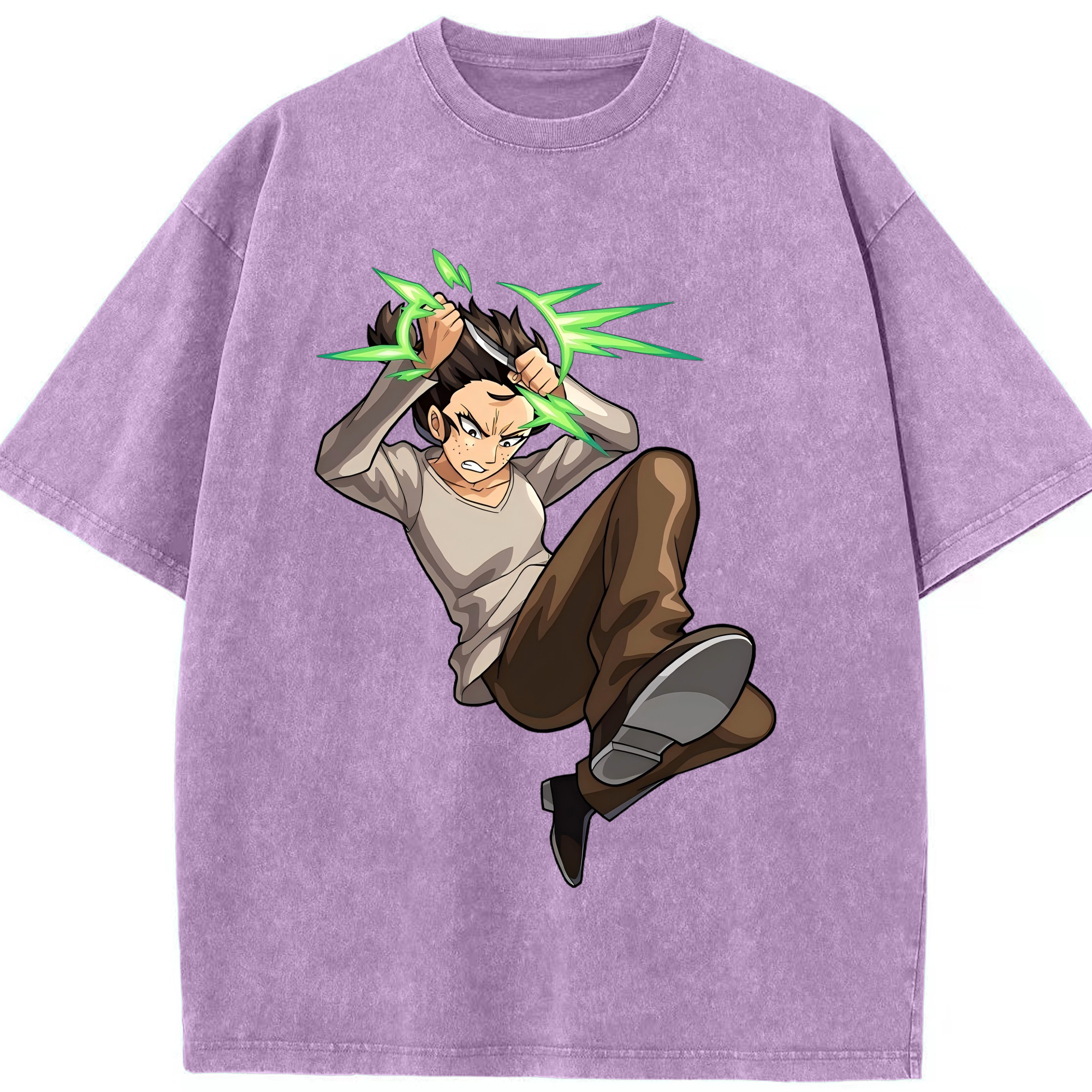 （画像用） 進撃の巨人 Attack on Titan 綿100% ヴィンテージ風 半袖Tシャツ（フロントプリント）