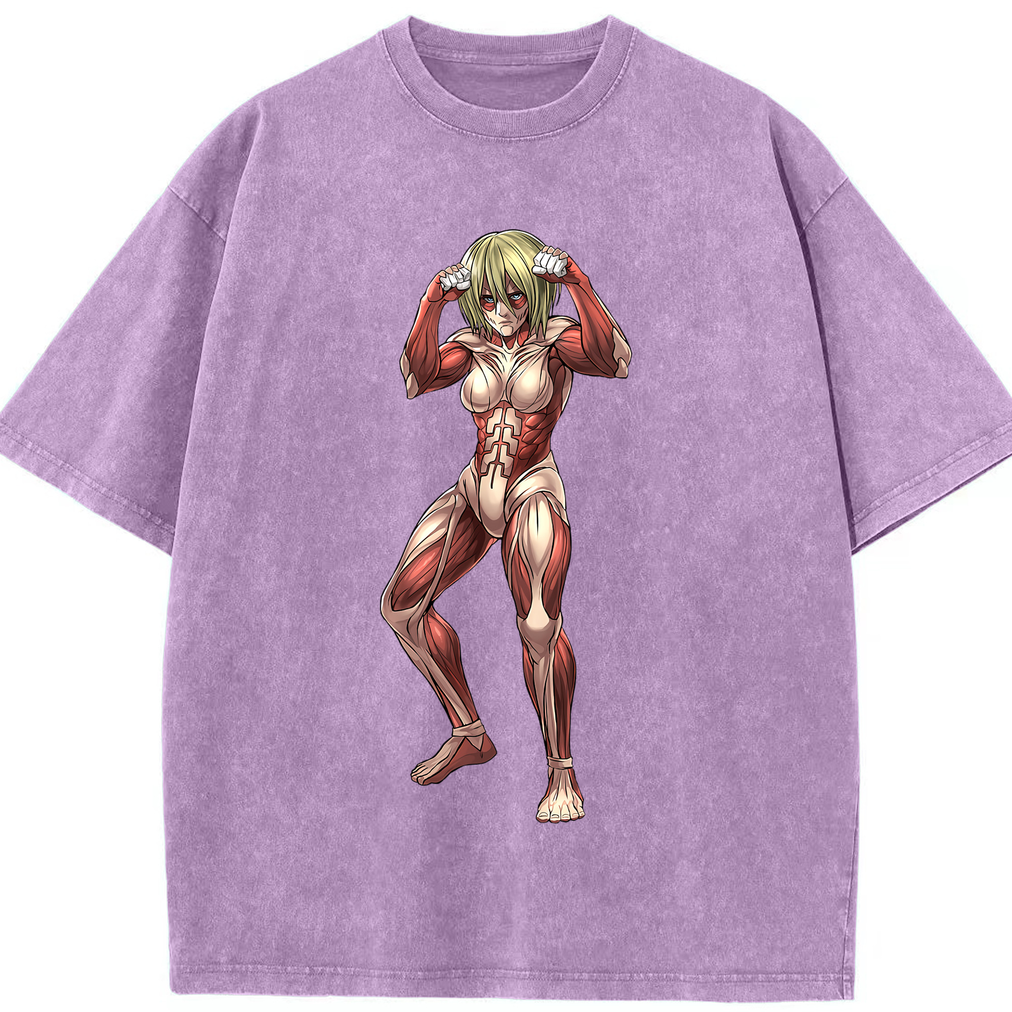 （画像用） 進撃の巨人 Attack on Titan 綿100% ヴィンテージ風 半袖Tシャツ（フロントプリント）