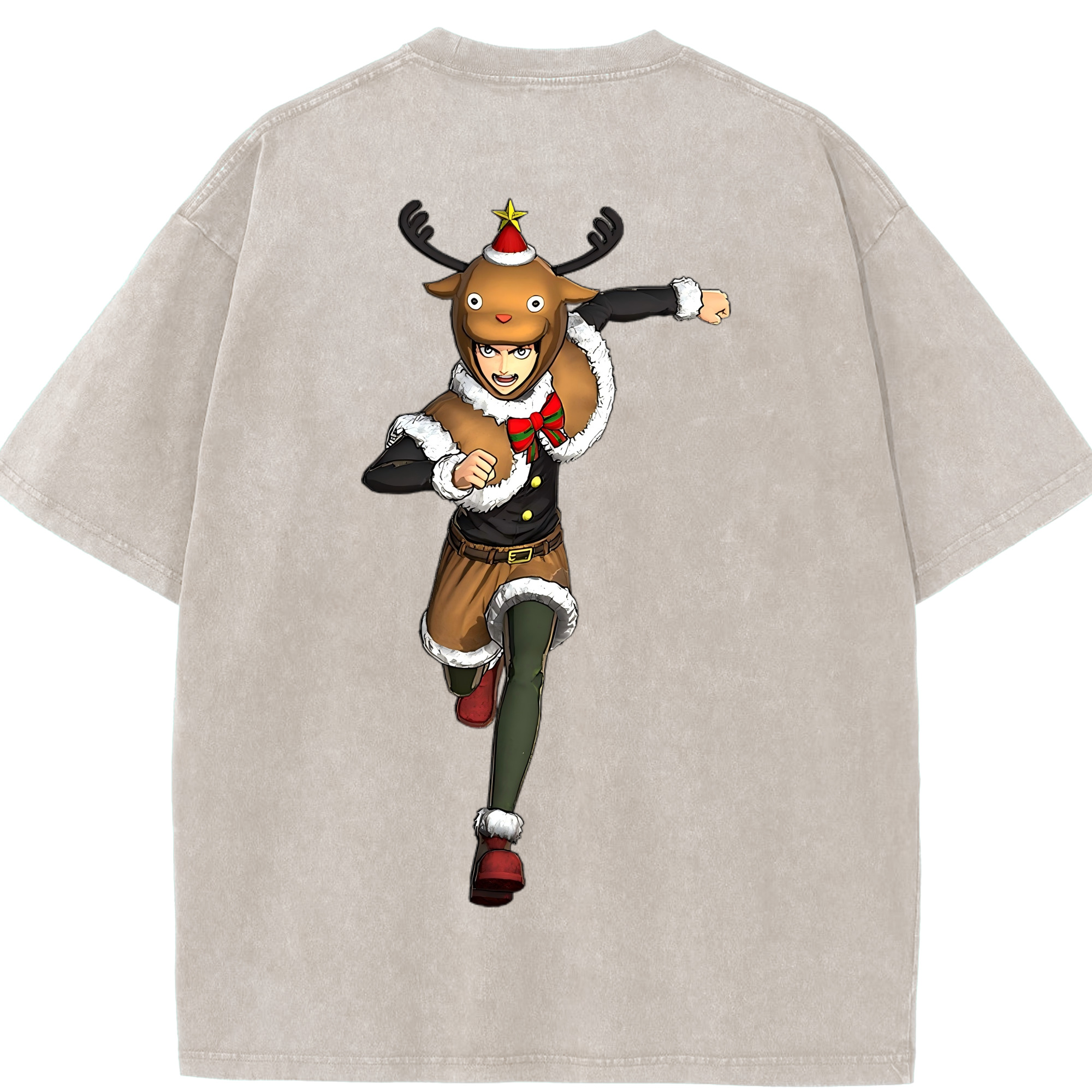 （画像用） 進撃の巨人 エレン･イェーガー Attack on Titan Eren Jäger 綿100% ヴィンテージ風 半袖Tシャツ（背面プリント）