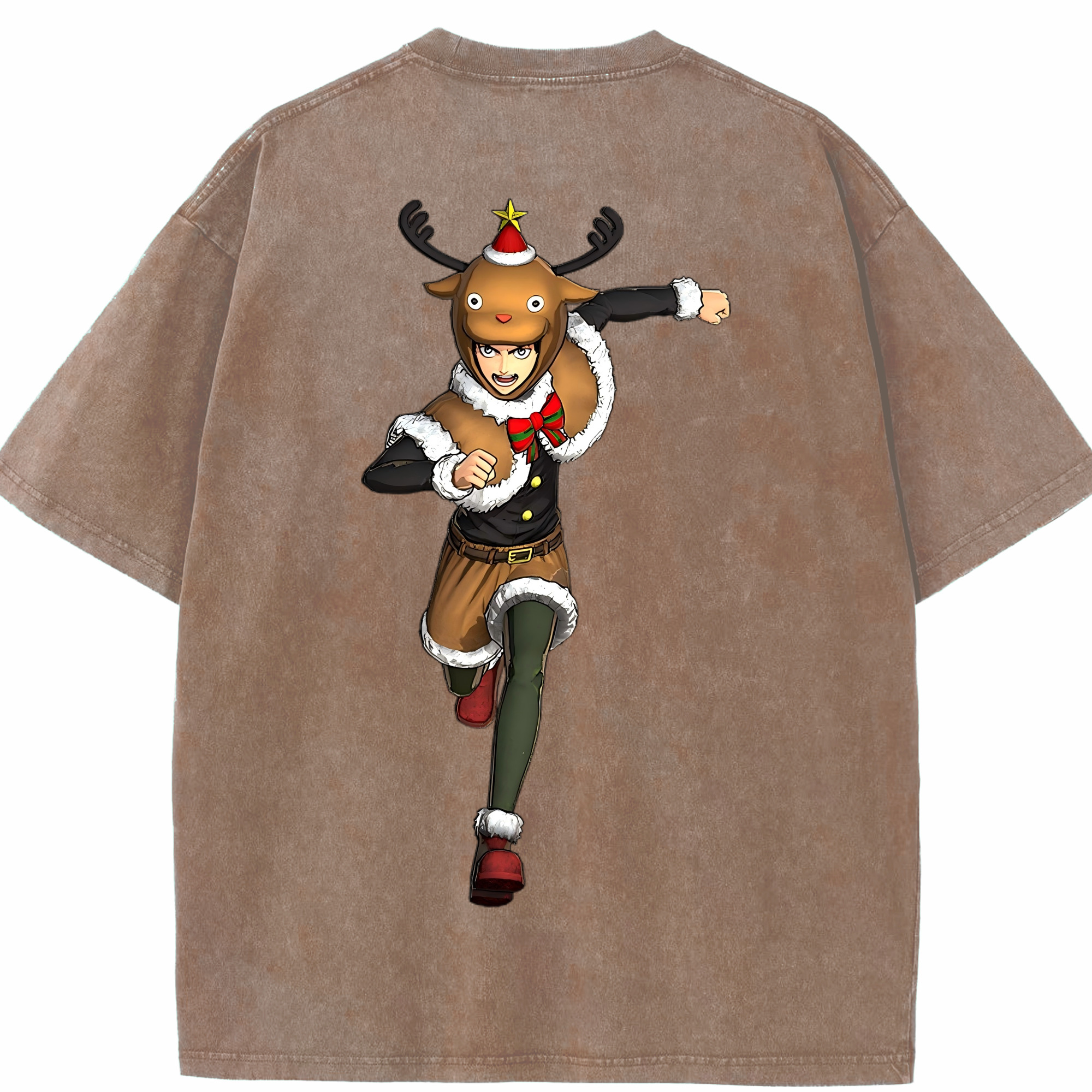 （画像用） 進撃の巨人 エレン･イェーガー Attack on Titan Eren Jäger 綿100% ヴィンテージ風 半袖Tシャツ（背面プリント）