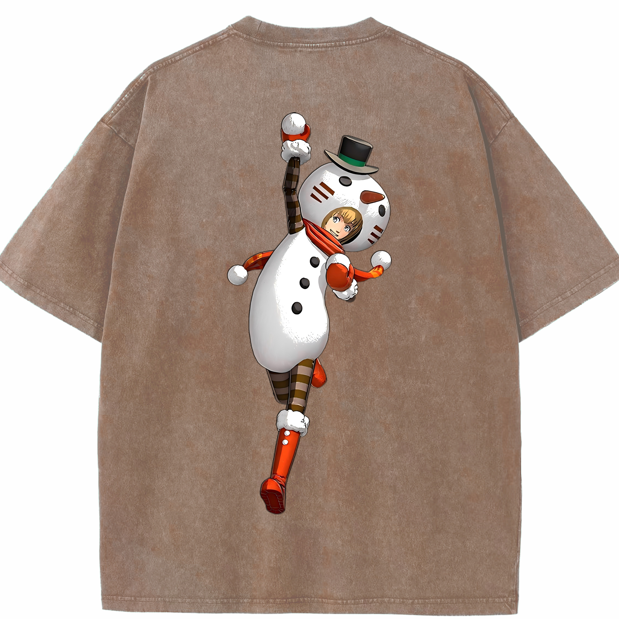 （画像用） 進撃の巨人 アルミン·アルレルト Attack on Titan Armin Arlert 綿100% ヴィンテージ風 半袖Tシャツ（背面プリント）