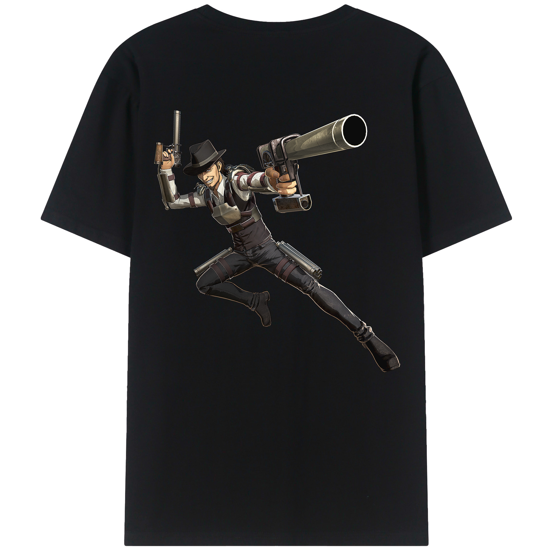 （画像用） 進撃の巨人 Attack on Titan 綿100％ メンズ半袖Tシャツ（バックプリント） 通気性