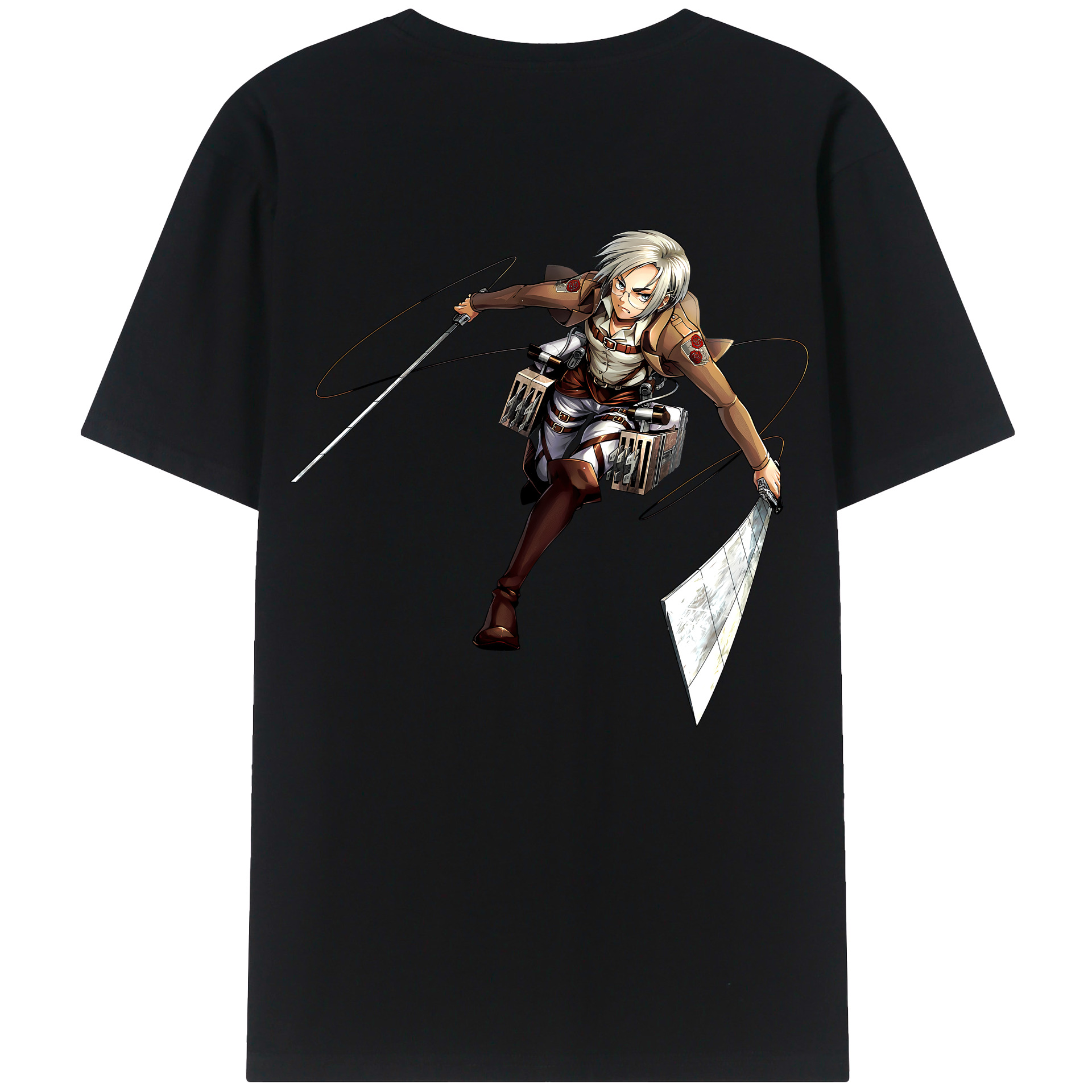 （画像用）  綿100％ メンズ半袖Tシャツ（バックプリント） 通気性