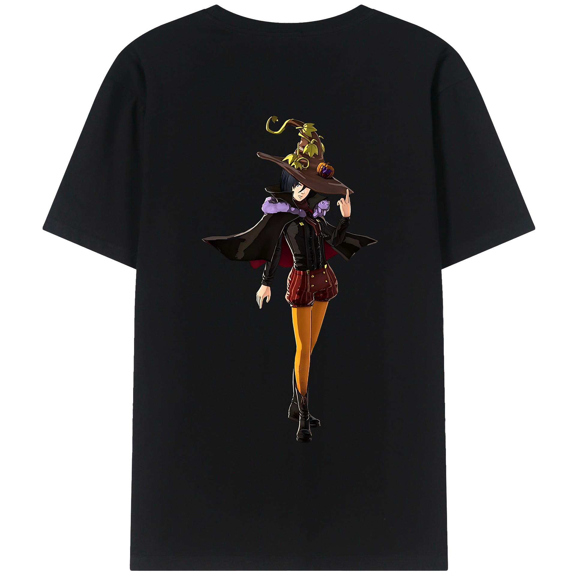 （画像用） 進撃の巨人 ミカサ·アッカーマン Attack on Titan Mikasa Ackerman 綿100％ メンズ半袖Tシャツ（バックプリント） 通気性
