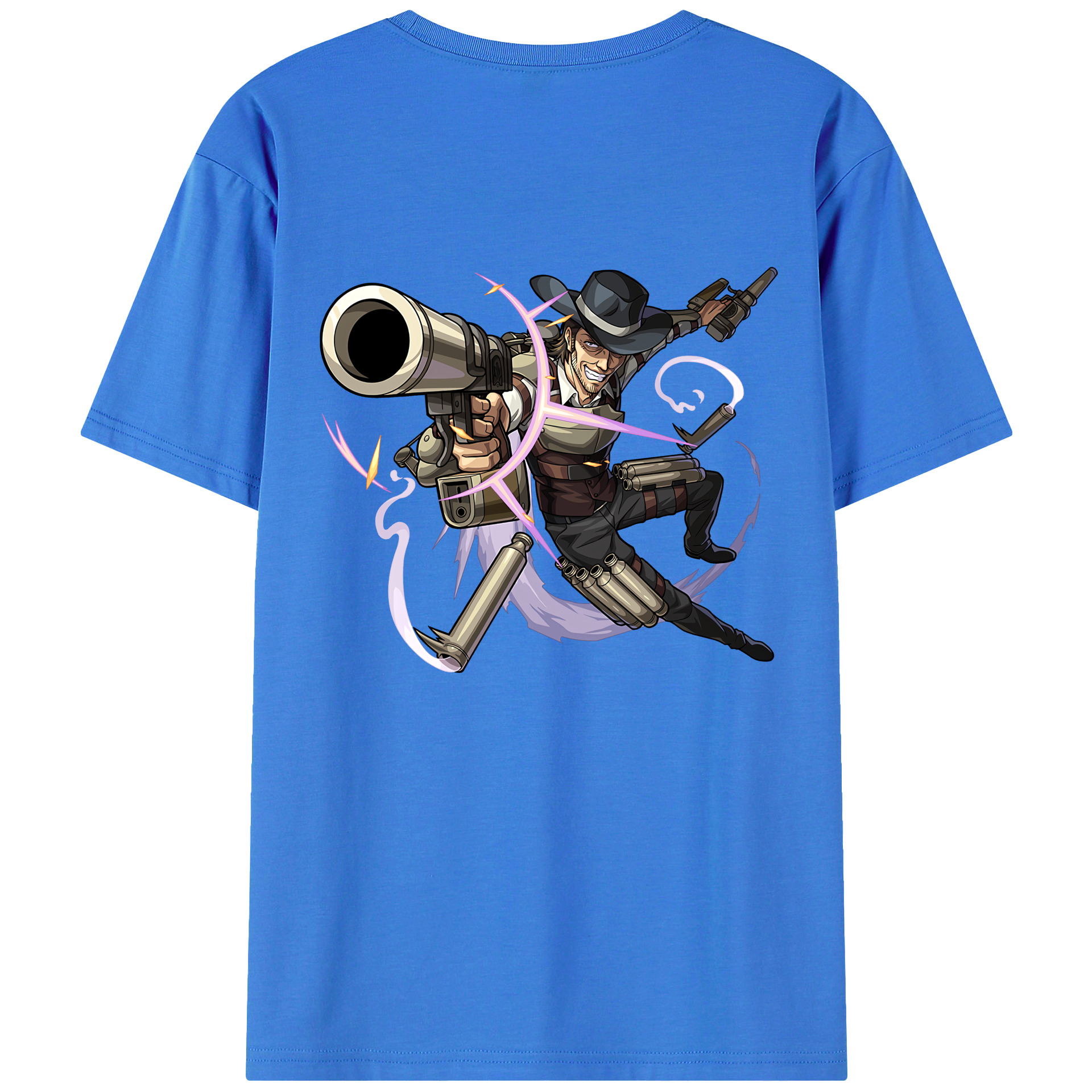 （画像用） 進撃の巨人 ケニー·アッカーマン Attack on Titan Kenny Ackerman 綿100％ メンズ半袖Tシャツ（バックプリント） 通気性