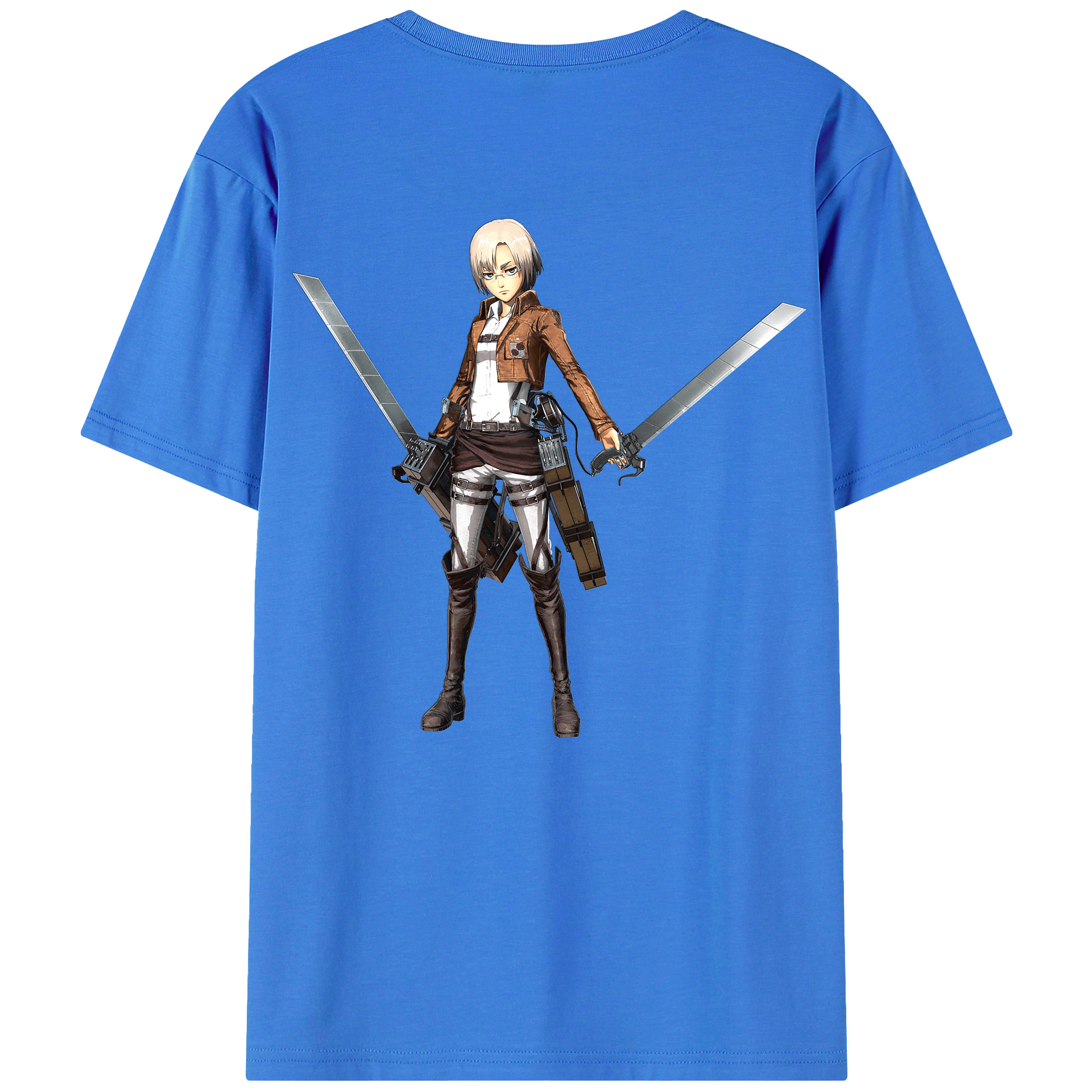 （画像用）  綿100％ メンズ半袖Tシャツ（バックプリント） 通気性