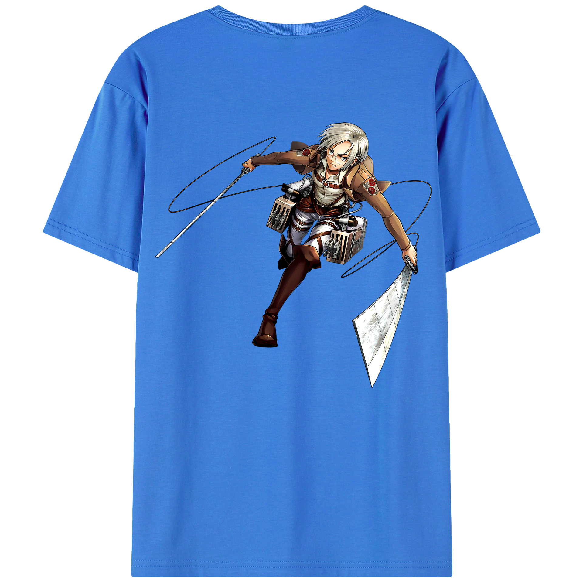 （画像用）  綿100％ メンズ半袖Tシャツ（バックプリント） 通気性