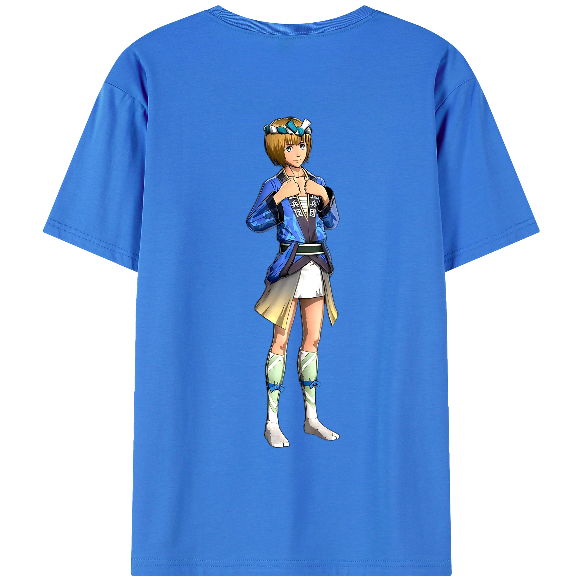 （画像用） 進撃の巨人 アルミン·アルレルト Attack on Titan Armin Arlert 綿100％ メンズ半袖Tシャツ（バックプリント） 通気性