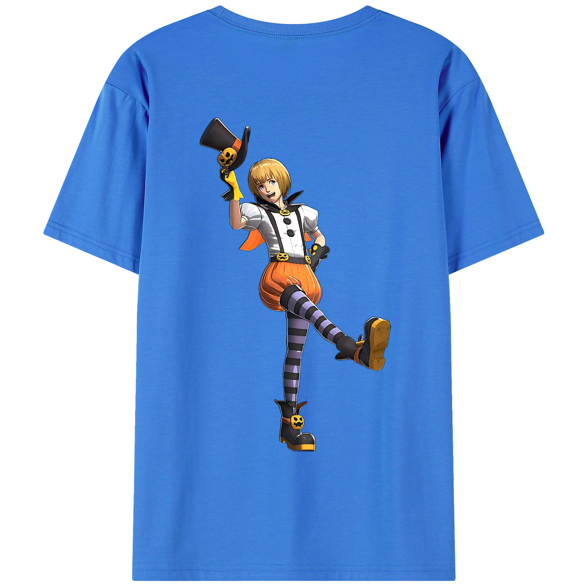 （画像用） 進撃の巨人 アルミン·アルレルト Attack on Titan Armin Arlert 綿100％ メンズ半袖Tシャツ（バックプリント） 通気性
