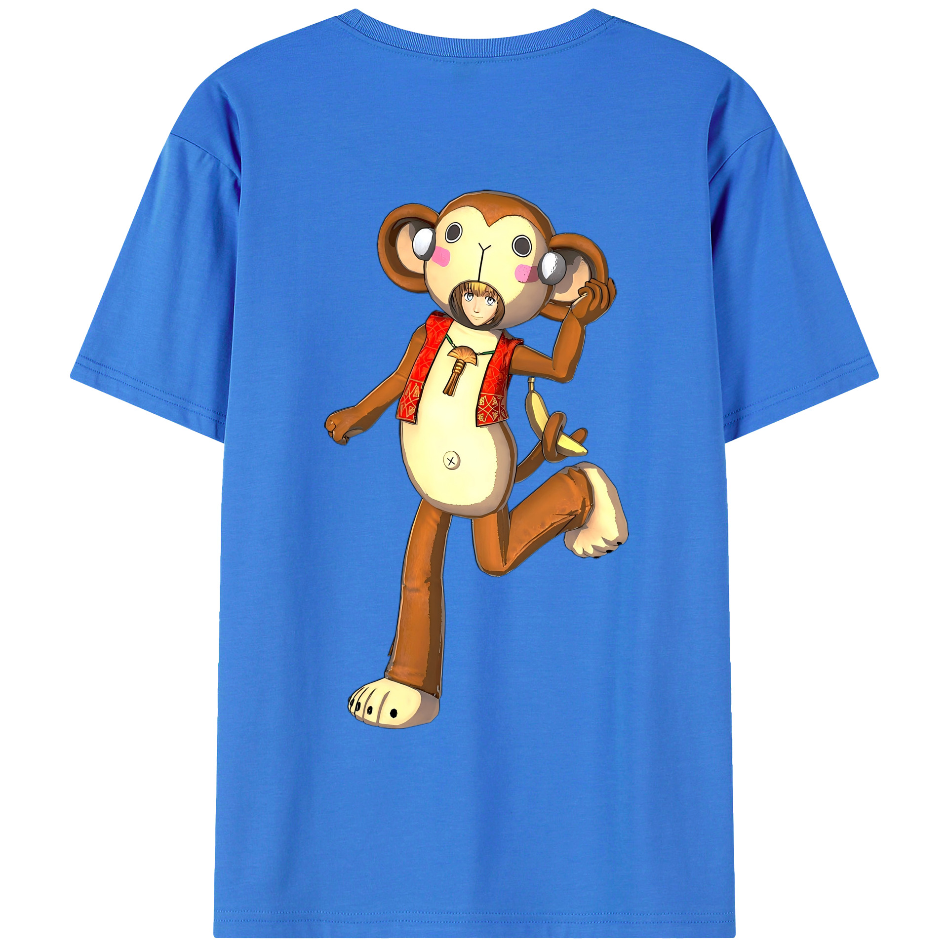 （画像用） 進撃の巨人 アルミン·アルレルト Attack on Titan Armin Arlert 綿100％ メンズ半袖Tシャツ（バックプリント） 通気性