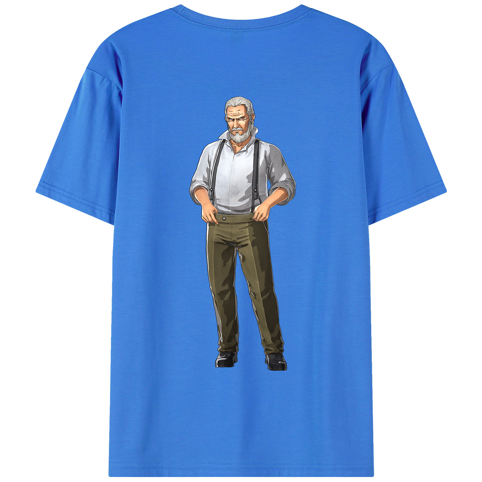 （画像用） 進撃の巨人 Attack on Titan 綿100％ メンズ半袖Tシャツ（バックプリント） 通気性