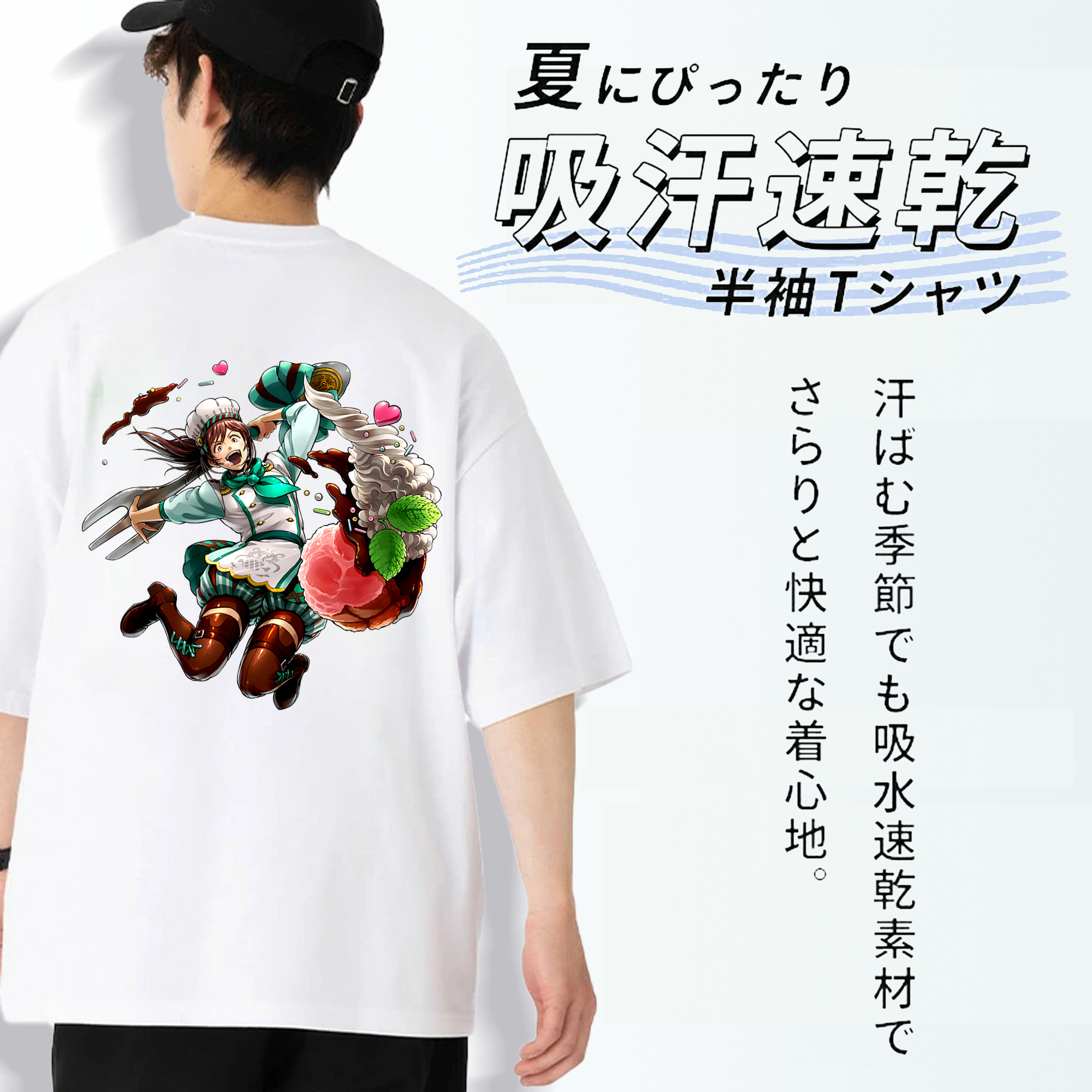 進撃の巨人 サシャ·ブラウス Attack on Titan Sasha Blaus 綿100％ メンズ半袖Tシャツ（バックプリント） 通気性