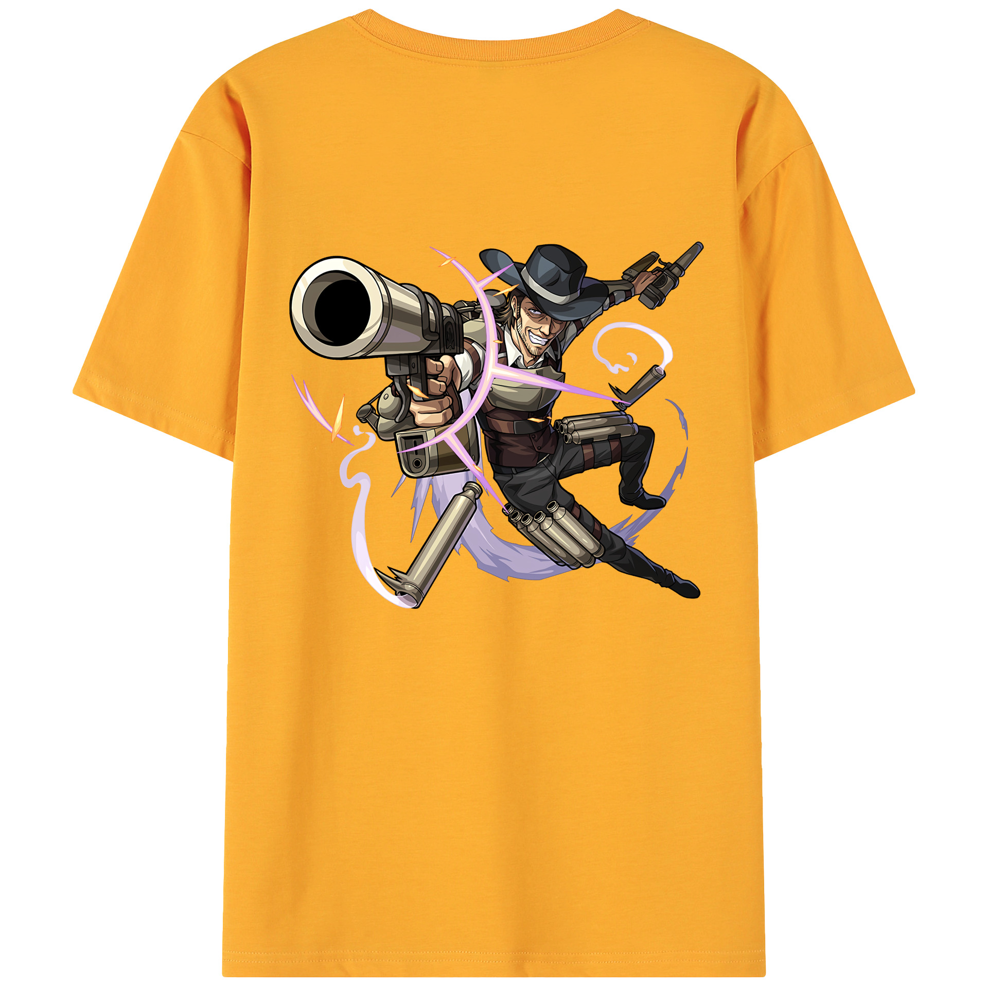 （画像用） 進撃の巨人 ケニー·アッカーマン Attack on Titan Kenny Ackerman 綿100％ メンズ半袖Tシャツ（バックプリント） 通気性