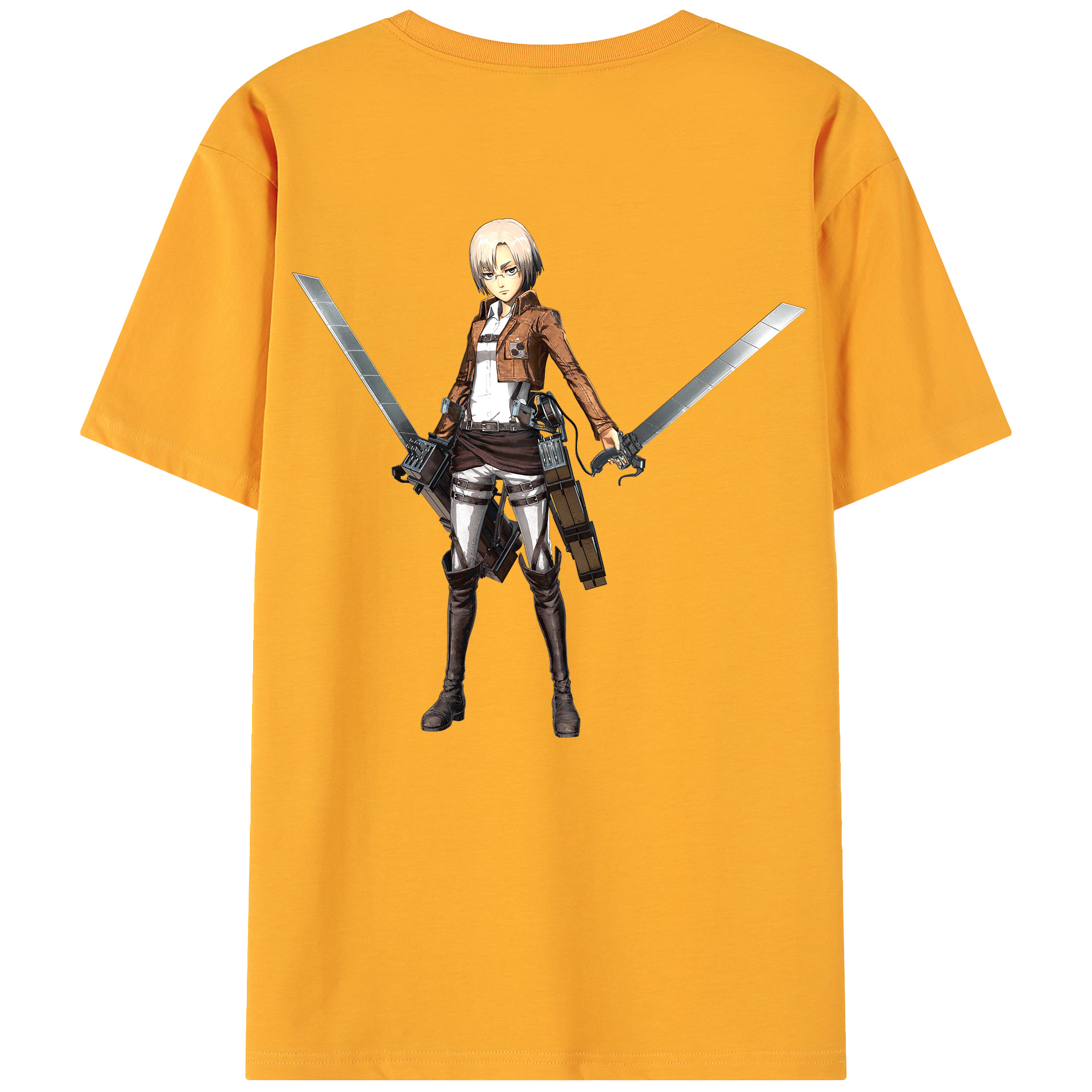 （画像用）  綿100％ メンズ半袖Tシャツ（バックプリント） 通気性