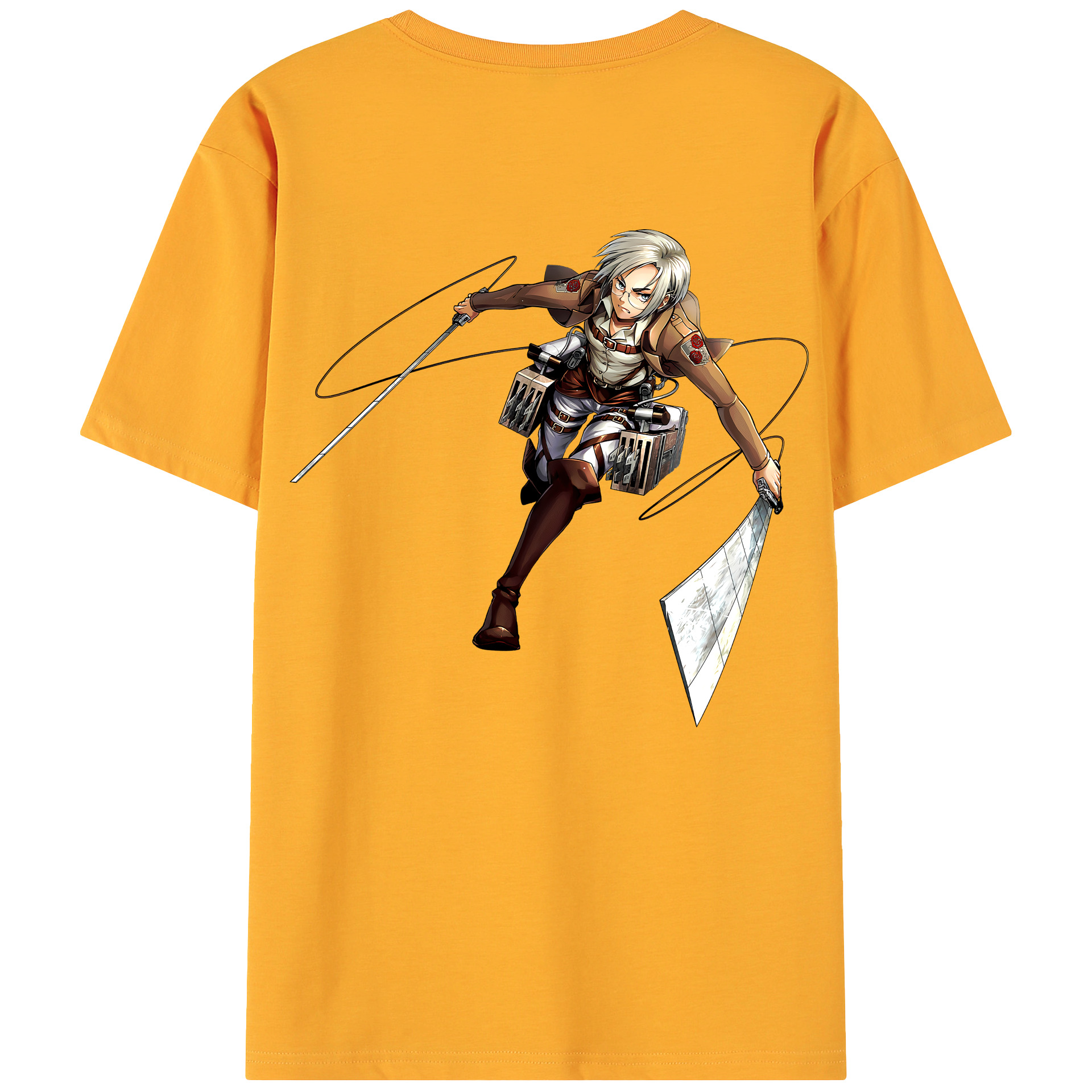 （画像用）  綿100％ メンズ半袖Tシャツ（バックプリント） 通気性