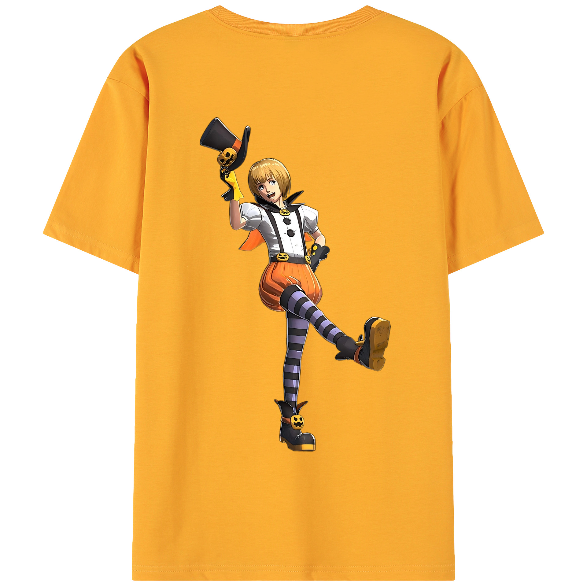 （画像用） 進撃の巨人 アルミン·アルレルト Attack on Titan Armin Arlert 綿100％ メンズ半袖Tシャツ（バックプリント） 通気性