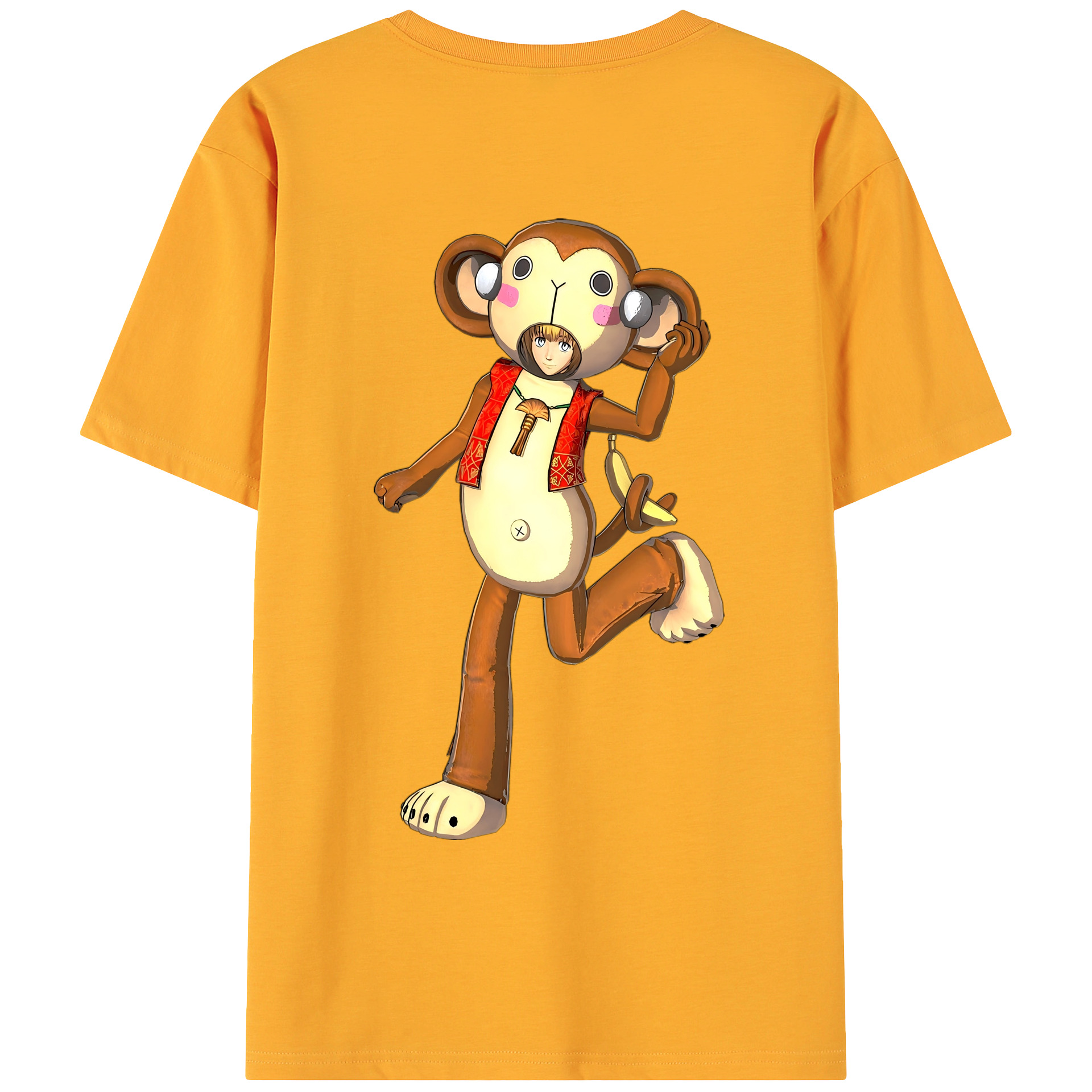 （画像用） 進撃の巨人 アルミン·アルレルト Attack on Titan Armin Arlert 綿100％ メンズ半袖Tシャツ（バックプリント） 通気性