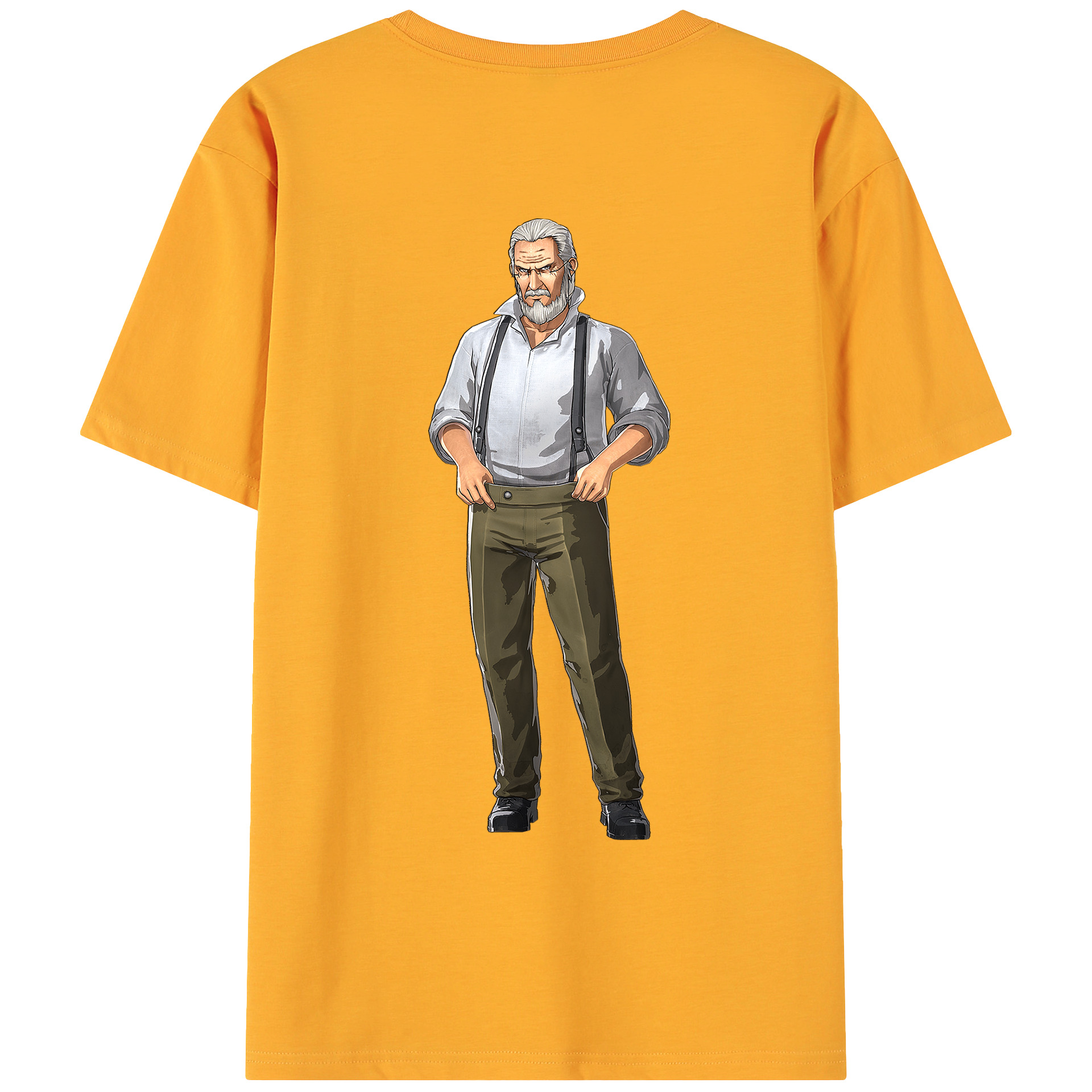 （画像用） 進撃の巨人 Attack on Titan 綿100％ メンズ半袖Tシャツ（バックプリント） 通気性