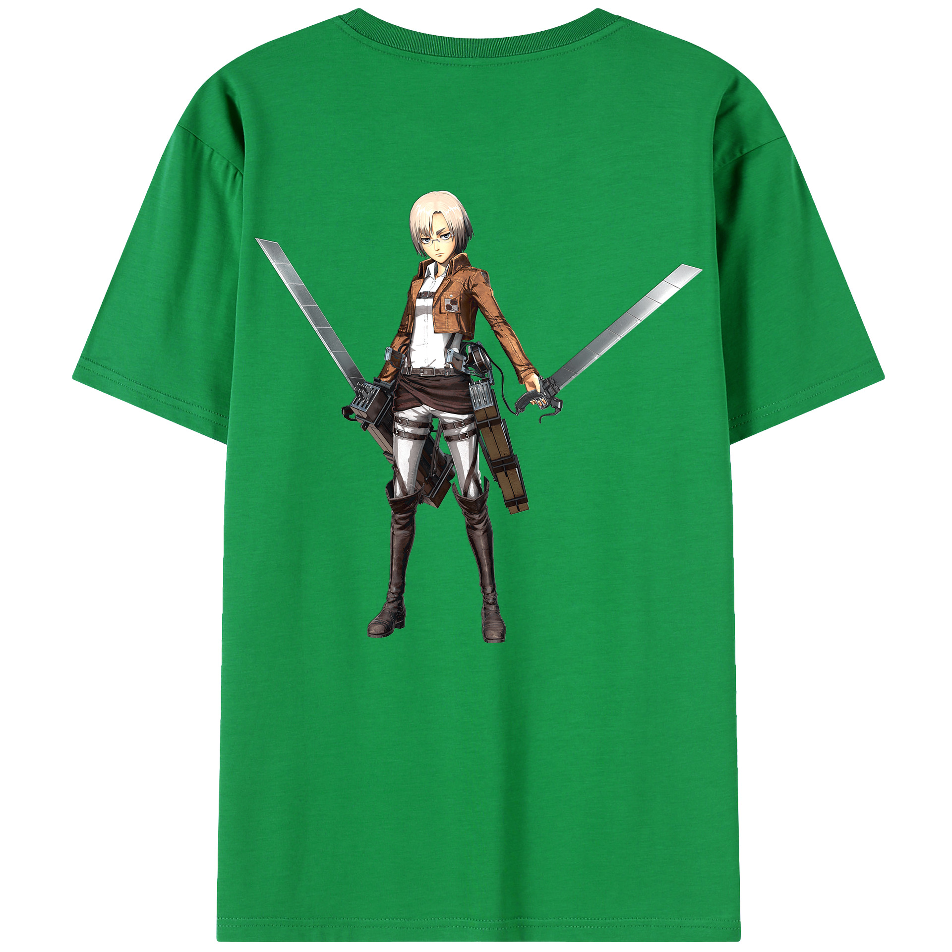 （画像用）  綿100％ メンズ半袖Tシャツ（バックプリント） 通気性