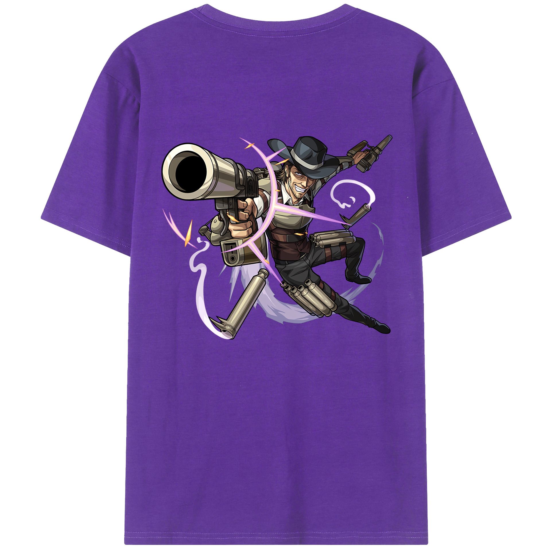 （画像用） 進撃の巨人 ケニー·アッカーマン Attack on Titan Kenny Ackerman 綿100％ メンズ半袖Tシャツ（バックプリント） 通気性