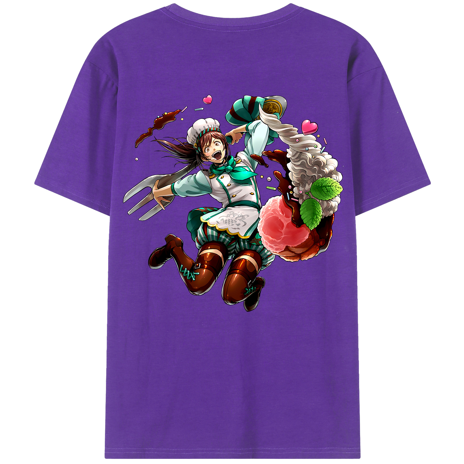 （画像用） 進撃の巨人 サシャ·ブラウス Attack on Titan Sasha Blaus 綿100％ メンズ半袖Tシャツ（バックプリント） 通気性