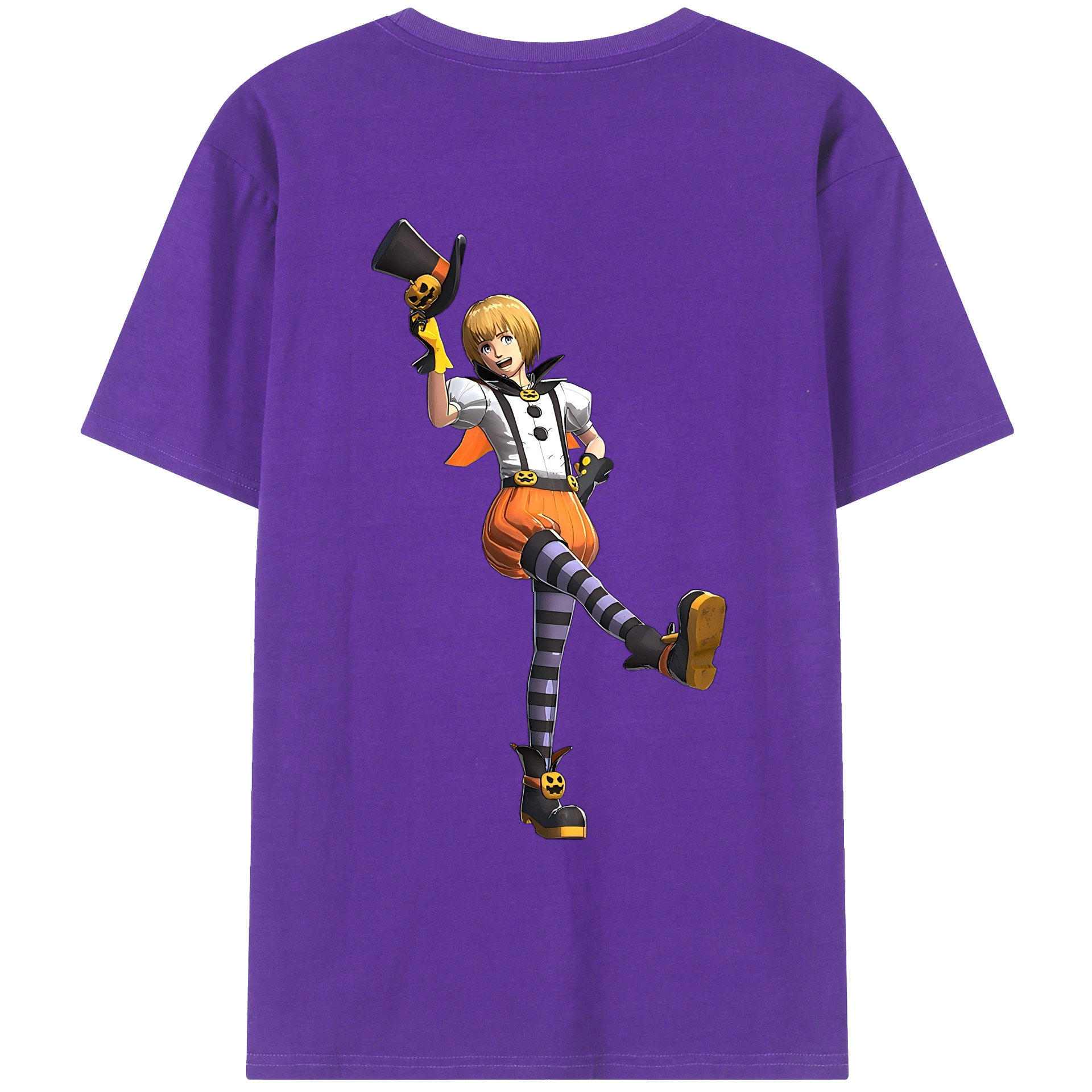 （画像用） 進撃の巨人 アルミン·アルレルト Attack on Titan Armin Arlert 綿100％ メンズ半袖Tシャツ（バックプリント） 通気性